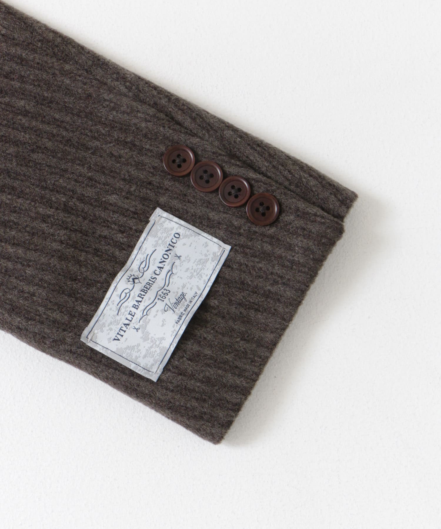LIFE STYLE TAILOR　CANONICO JACKET1 BROWN 44