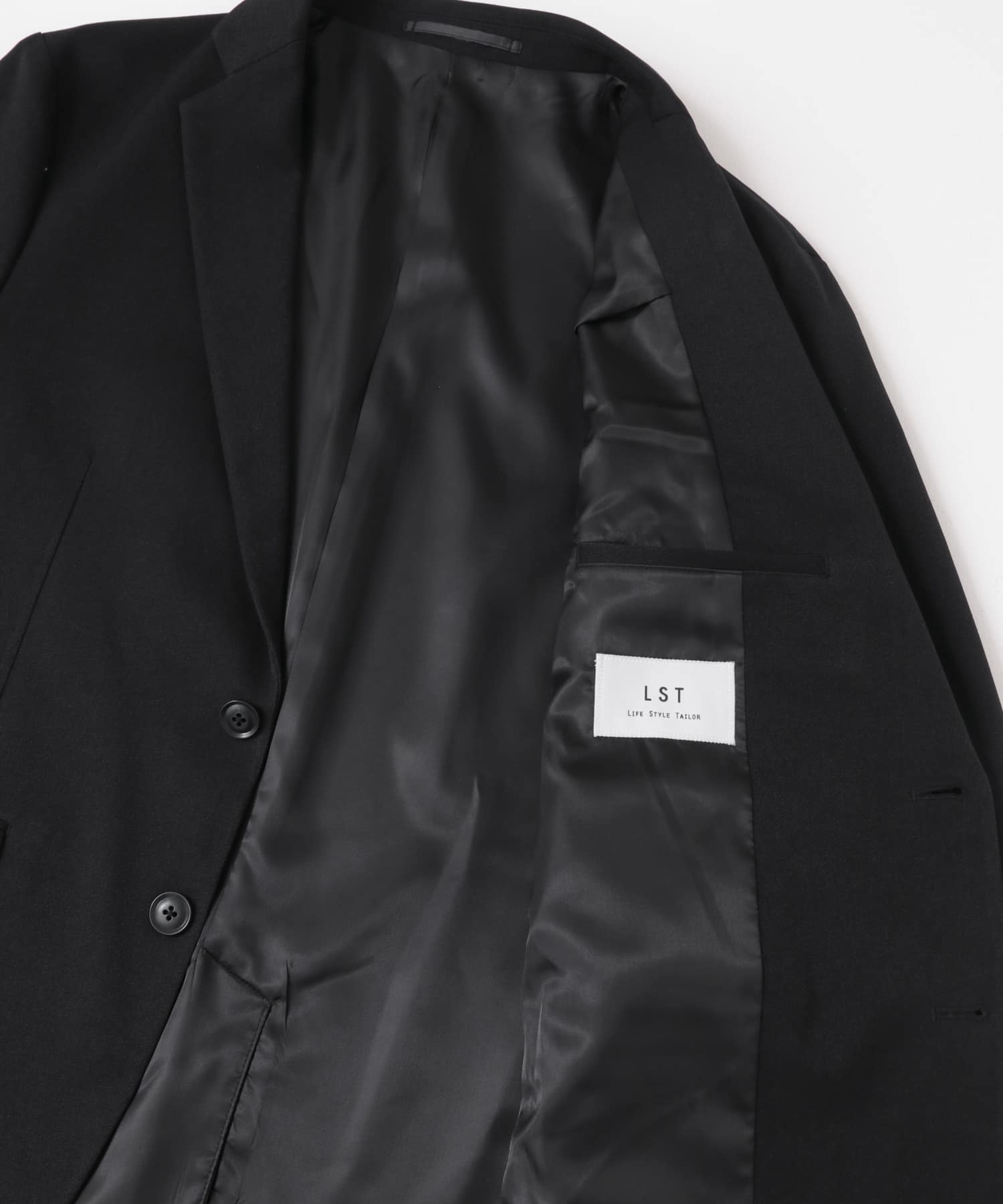 LIFE STYLE TAILOR ウールライクソフトツイルストレッチジャケット(S