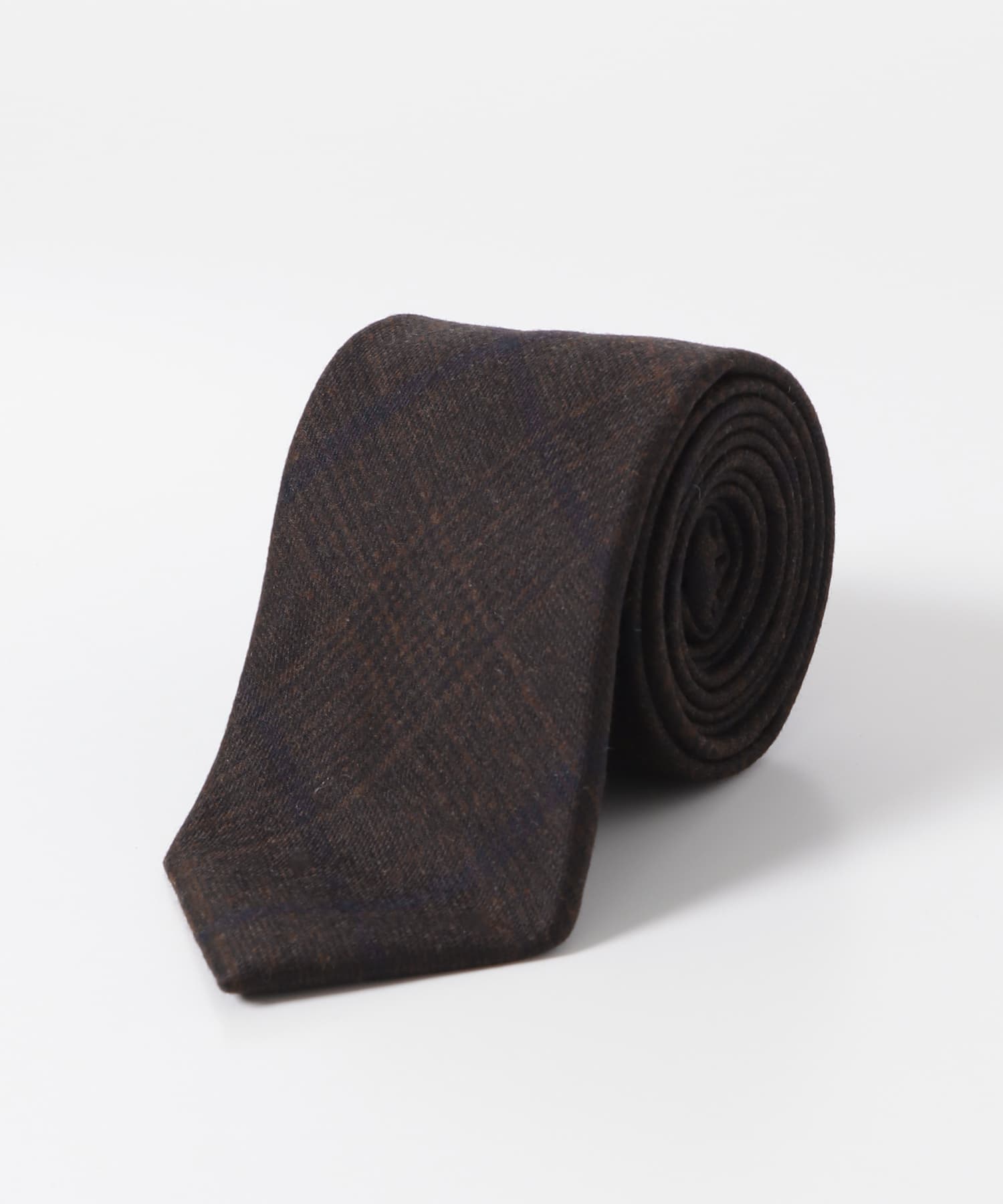 LIFE STYLE TAILOR　DELFINOファブリックタイ1 02BROWN-CH -
