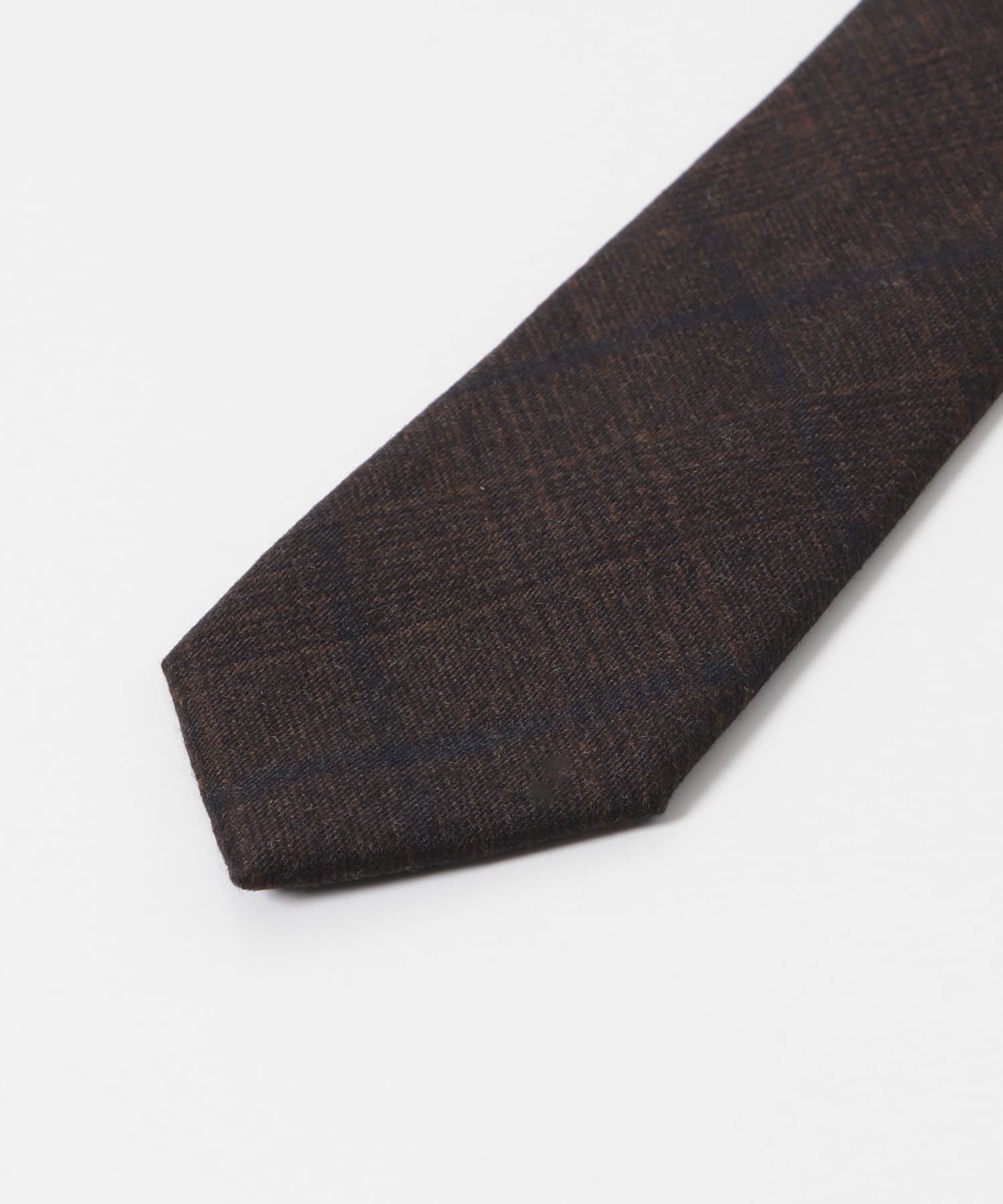 LIFE STYLE TAILOR　DELFINOファブリックタイ1 02BROWN-CH -
