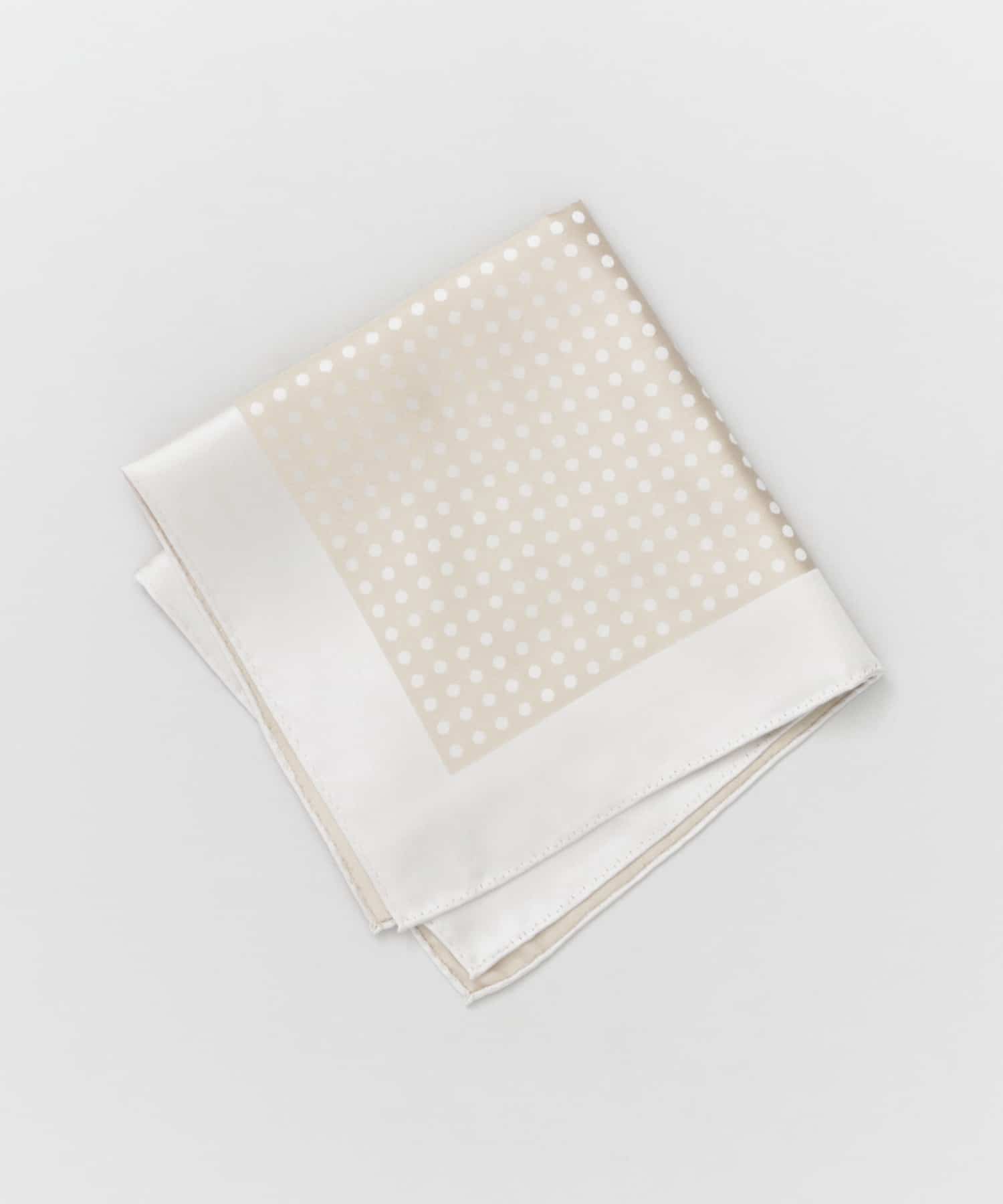 LIFE STYLE TAILOR　シルクドット四面チーフ