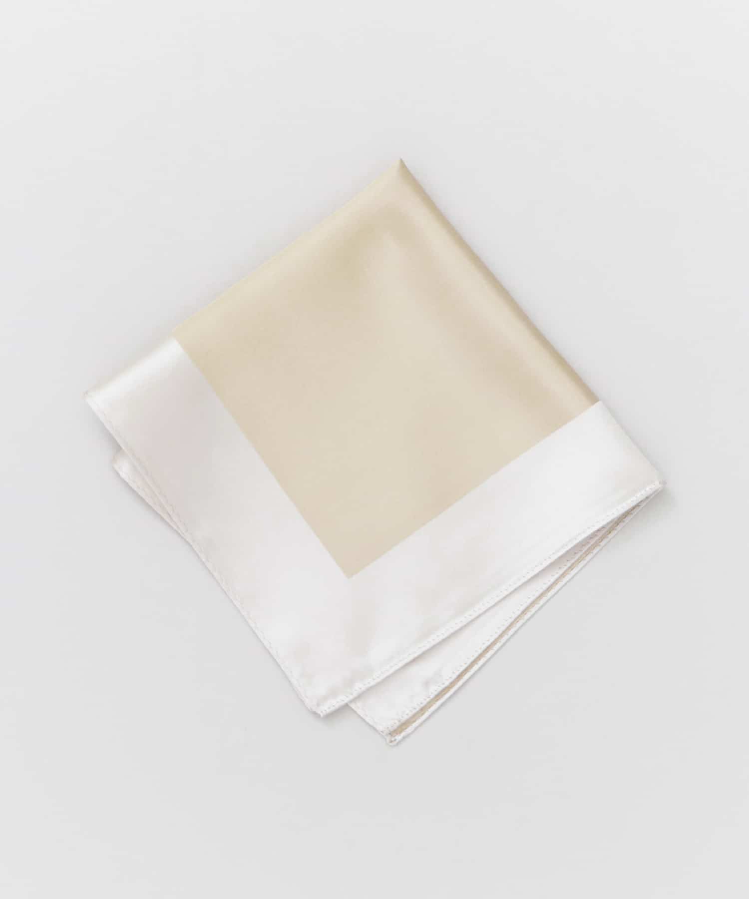 LIFE STYLE TAILOR　シルクプレーンチーフ GOLD FREE