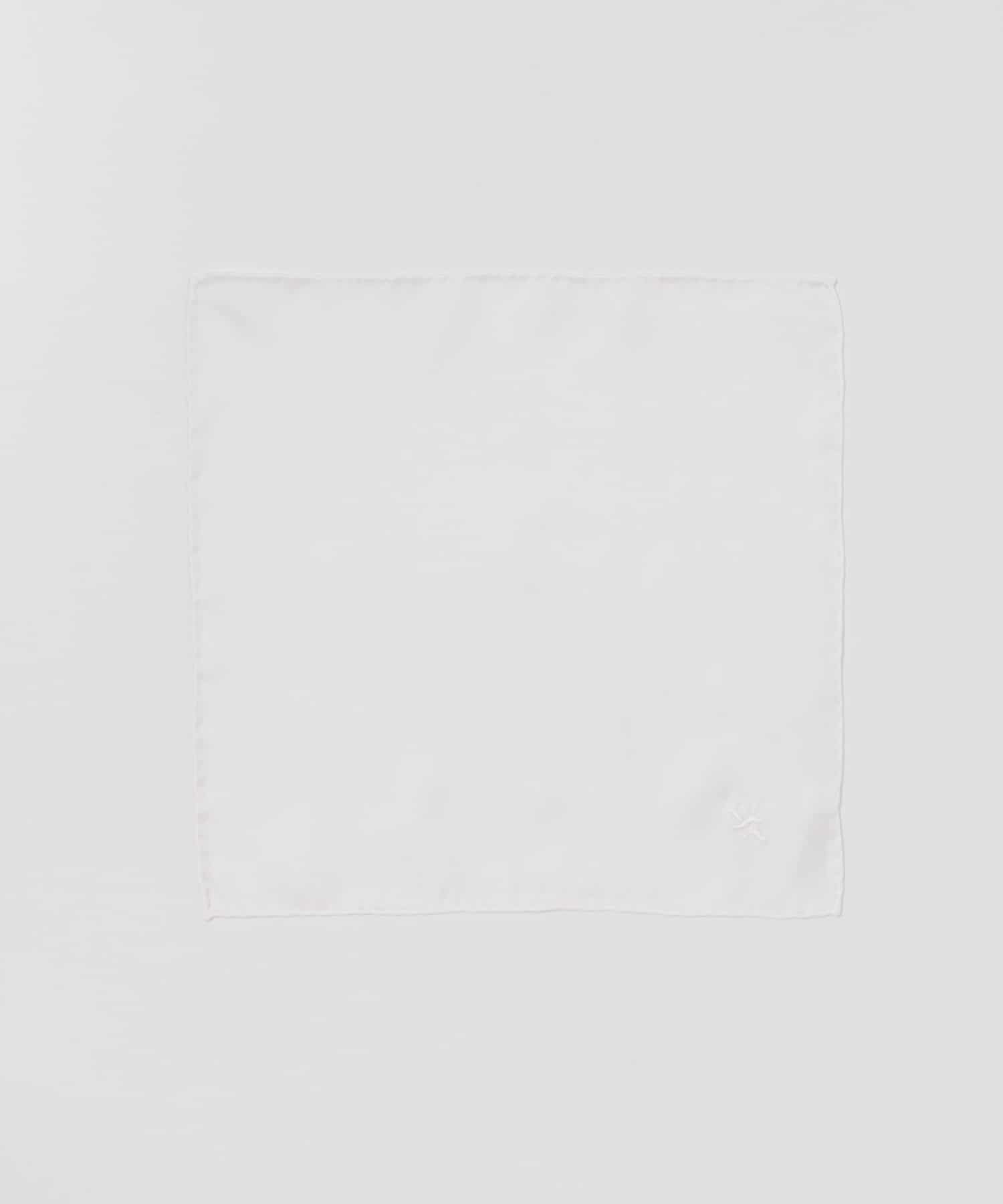 LIFE STYLE TAILOR　シルクチーフ WHITE FREE