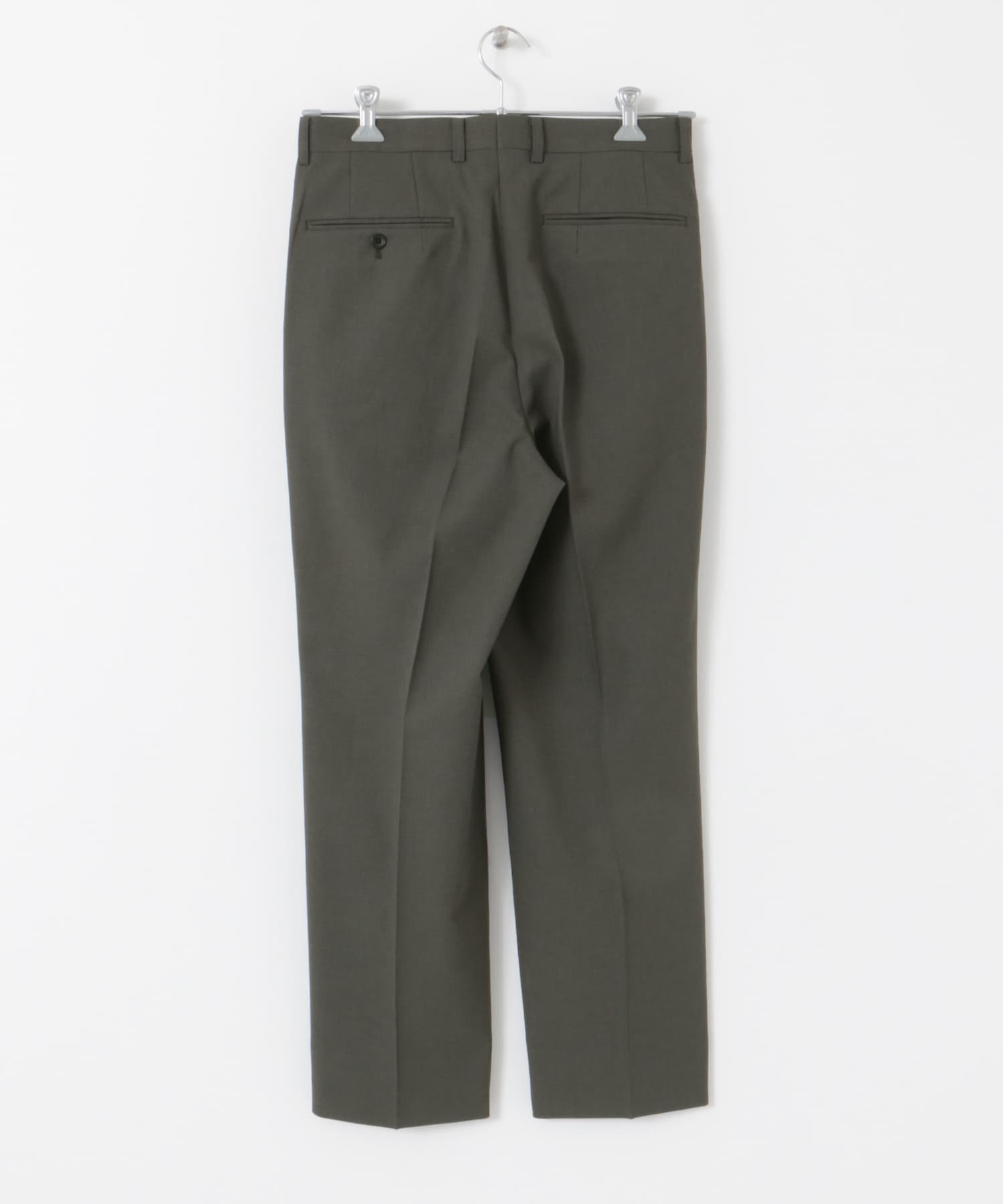 『イージーケア』LIFE STYLE TAILOR　ストレッチオックス2タックパンツ GRAY S