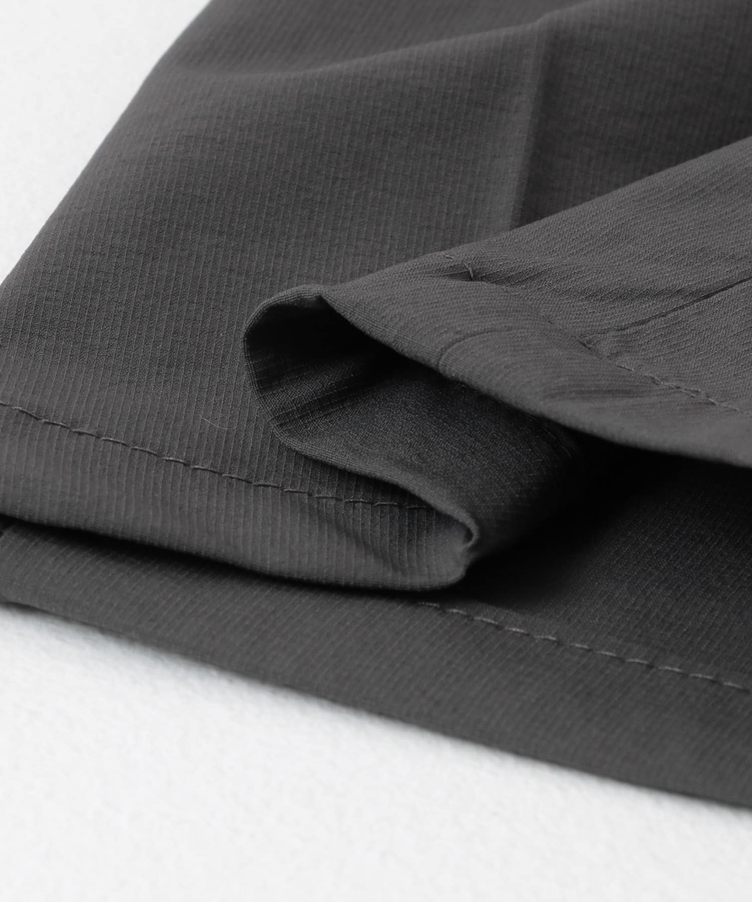 『イージーケア』LIFE STYLE TAILOR　リップストップナイロンストレッチパンツ GRAY S