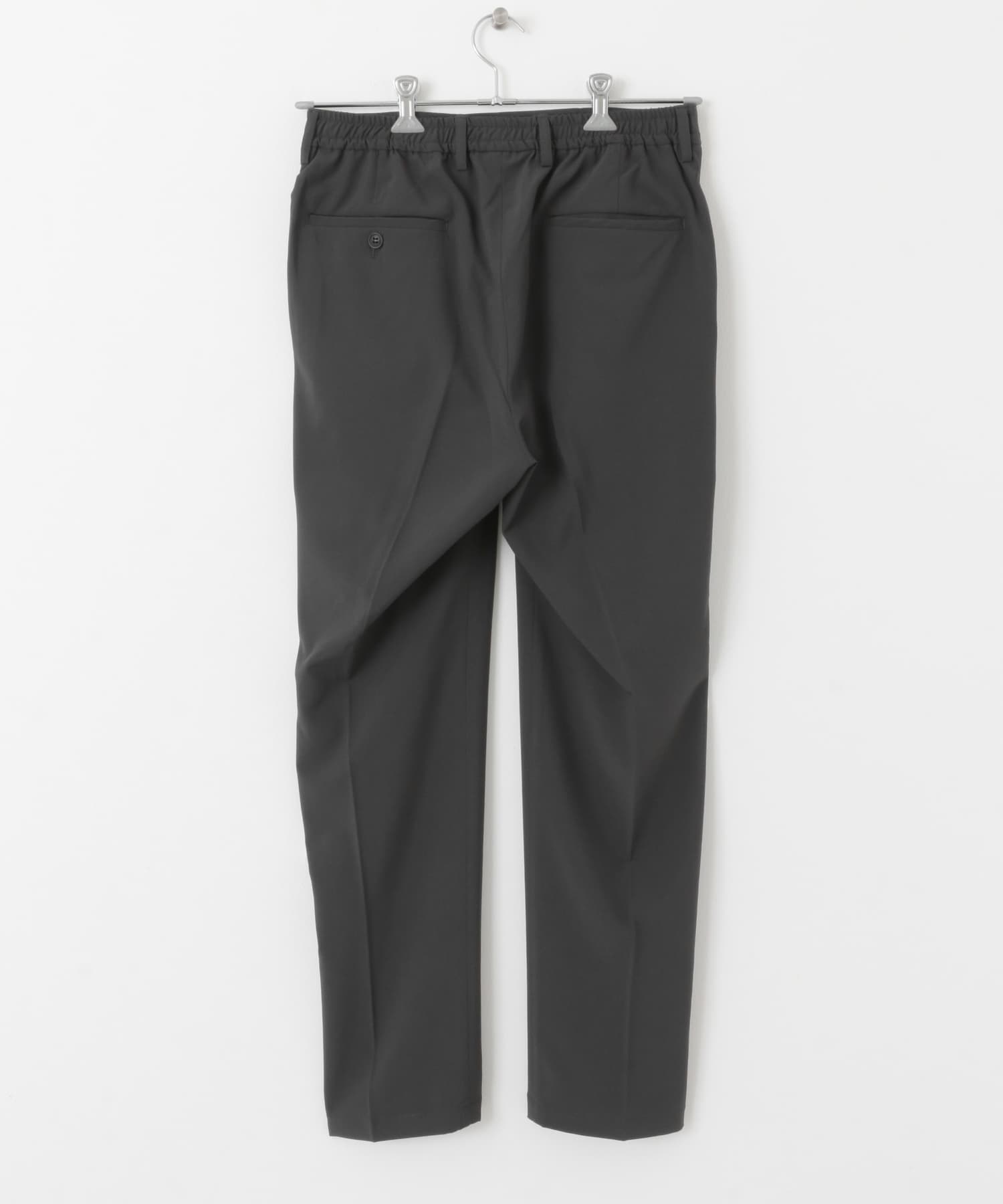 『イージーケア』LIFE STYLE TAILOR　4WAYストレッチポリエステルパンツ GRAY S