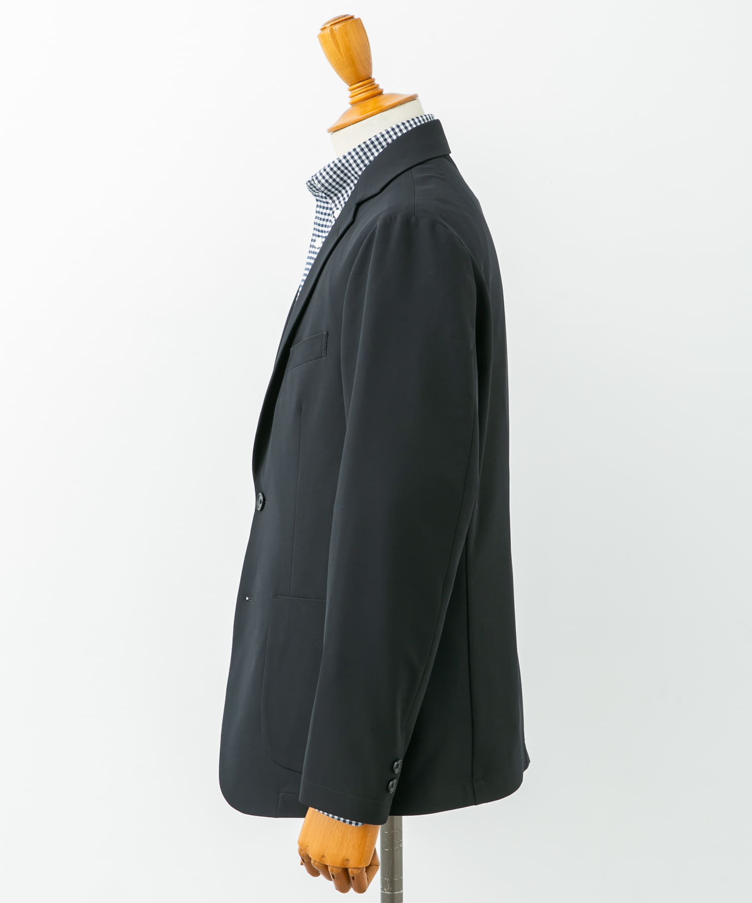 『イージーケア』LIFE STYLE TAILOR　4WAYストレッチコンフォータブルジャケット NAVY M