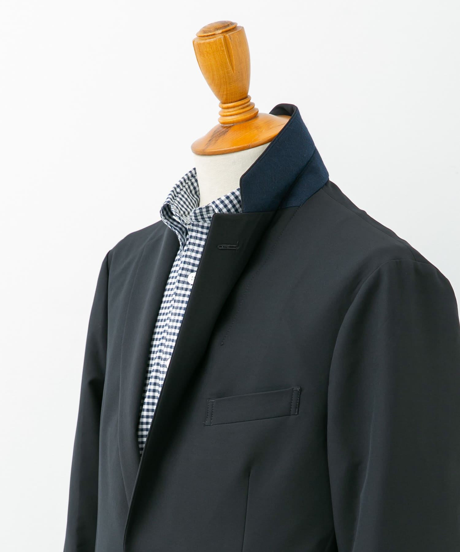 『イージーケア』LIFE STYLE TAILOR　4WAYストレッチコンフォータブルジャケット NAVY M