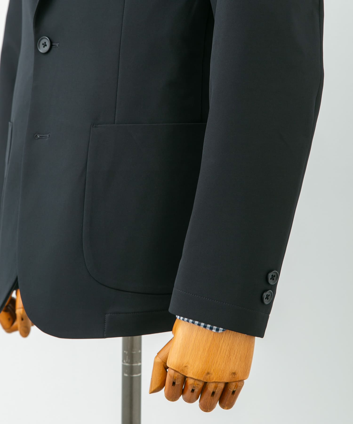 『イージーケア』LIFE STYLE TAILOR　4WAYストレッチコンフォータブルジャケット NAVY M