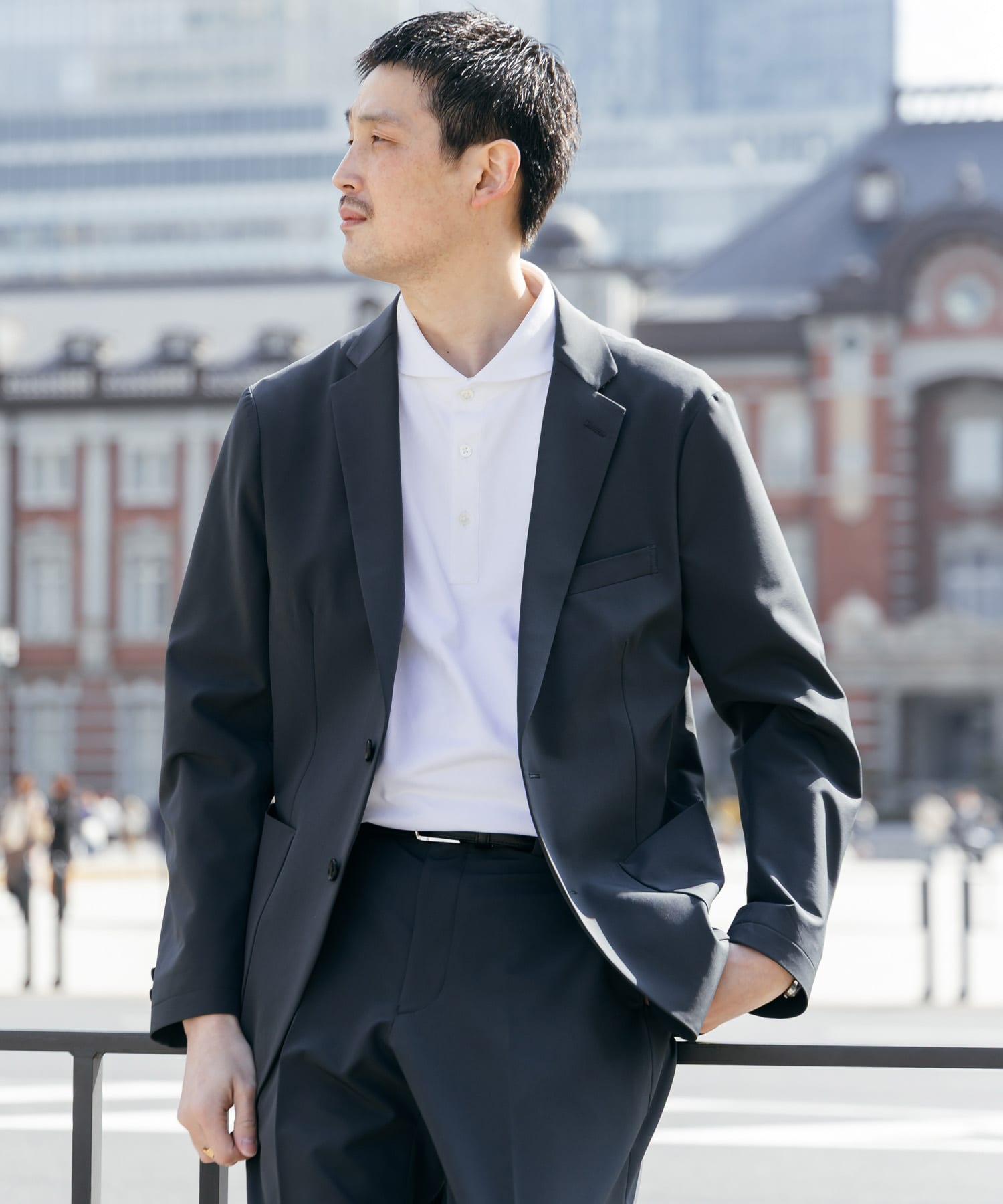 『イージーケア』LIFE STYLE TAILOR　4WAYストレッチコンフォータブルジャケット
