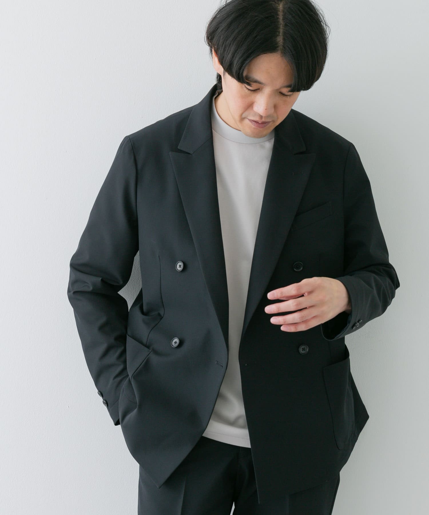 『イージーケア』LIFE STYLE TAILOR　4WAYストレッチコンフォータブルWジャケット