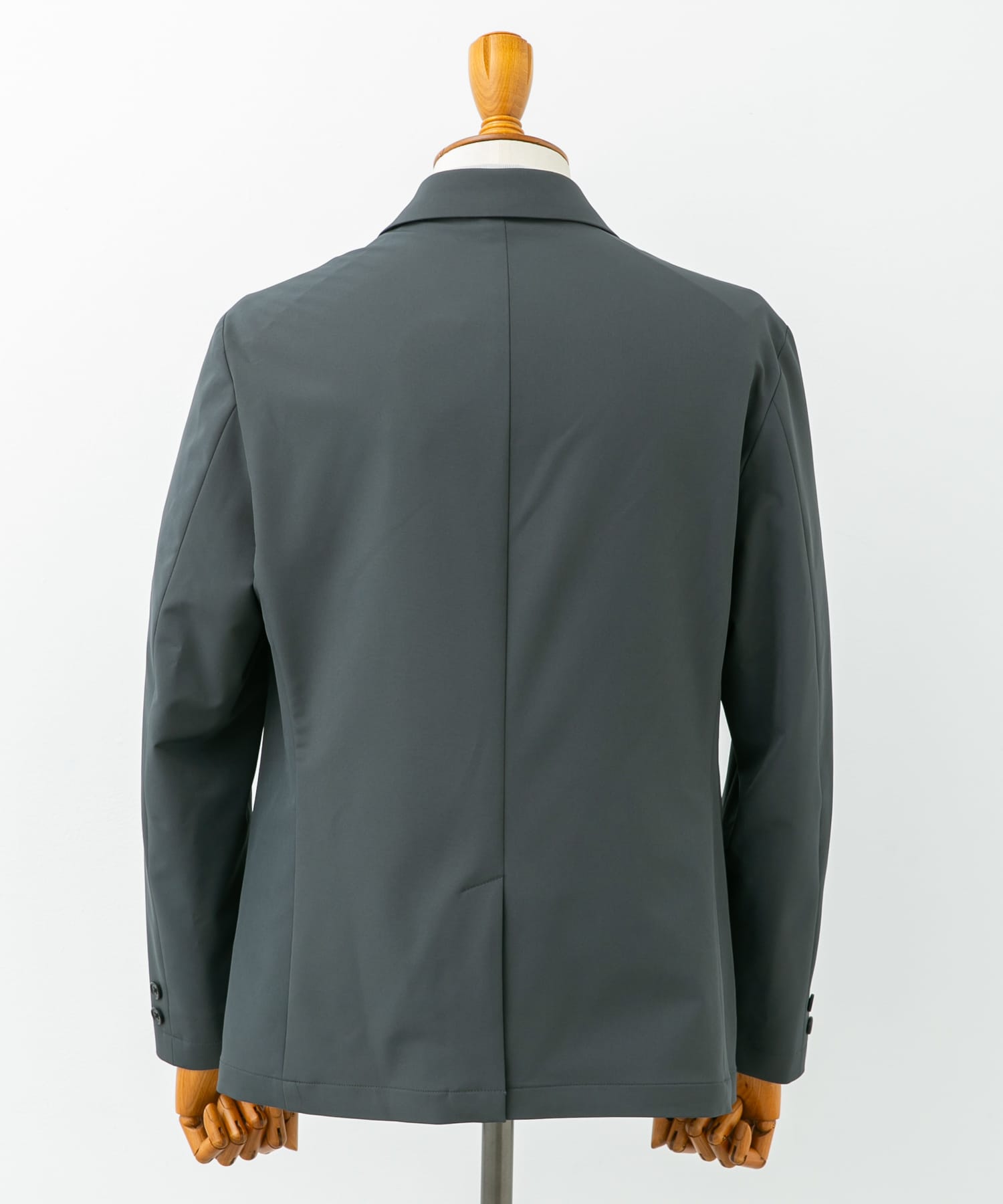 『イージーケア』LIFE STYLE TAILOR　4WAYストレッチコンフォータブルWジャケット GRAY M