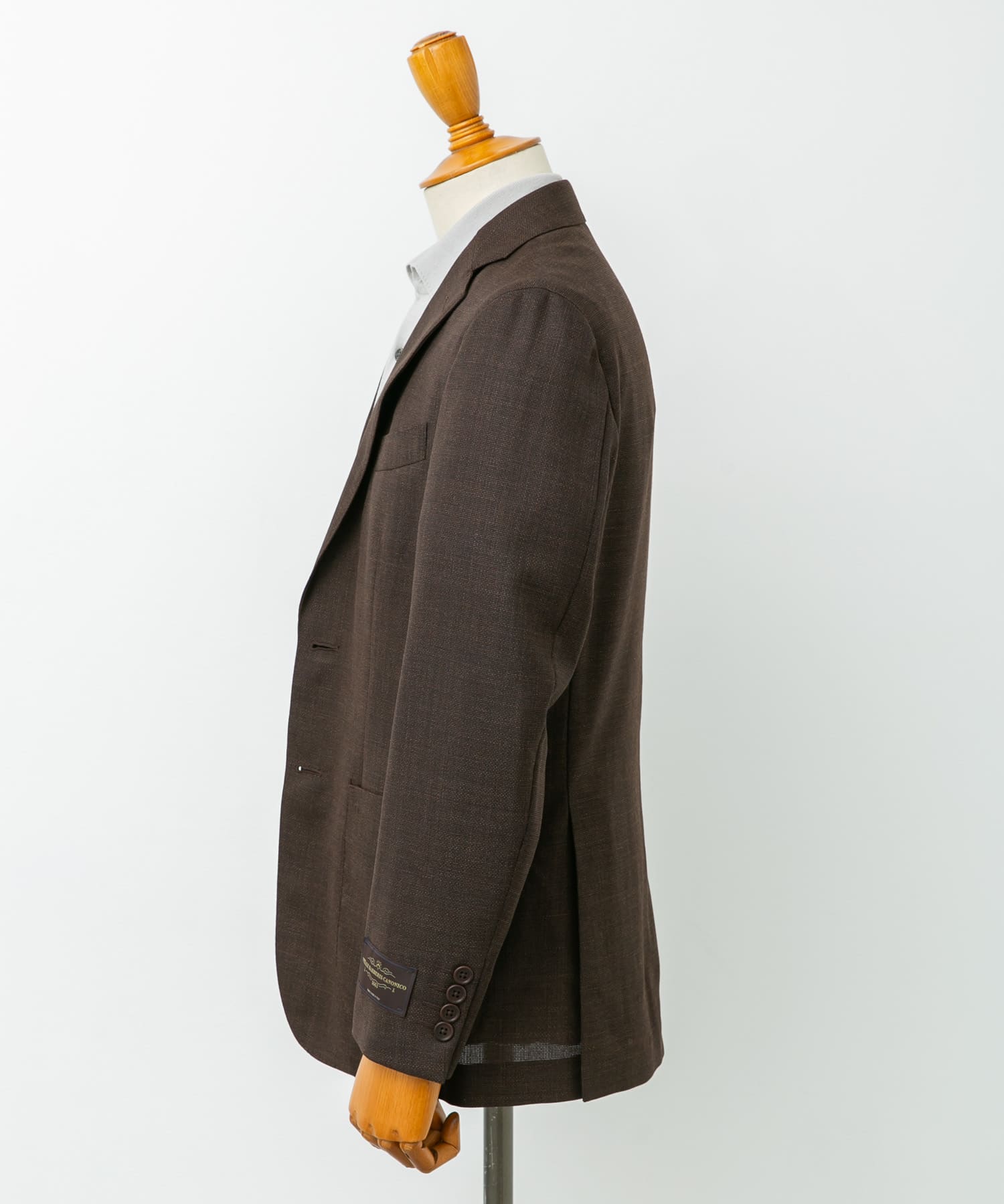LIFE STYLE TAILOR　CANONICO JACKET2 BROWN 44