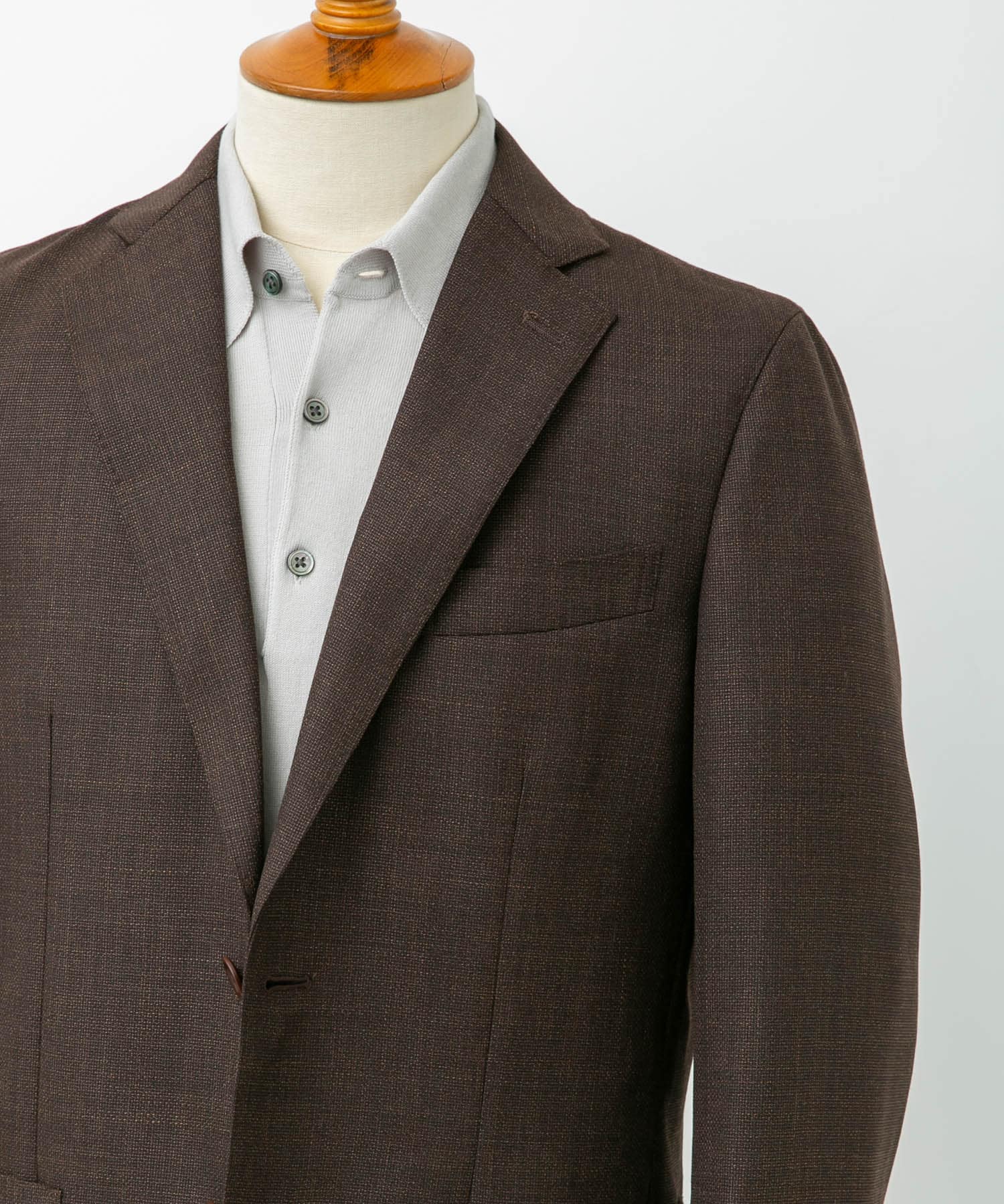 LIFE STYLE TAILOR　CANONICO JACKET2 BROWN 46