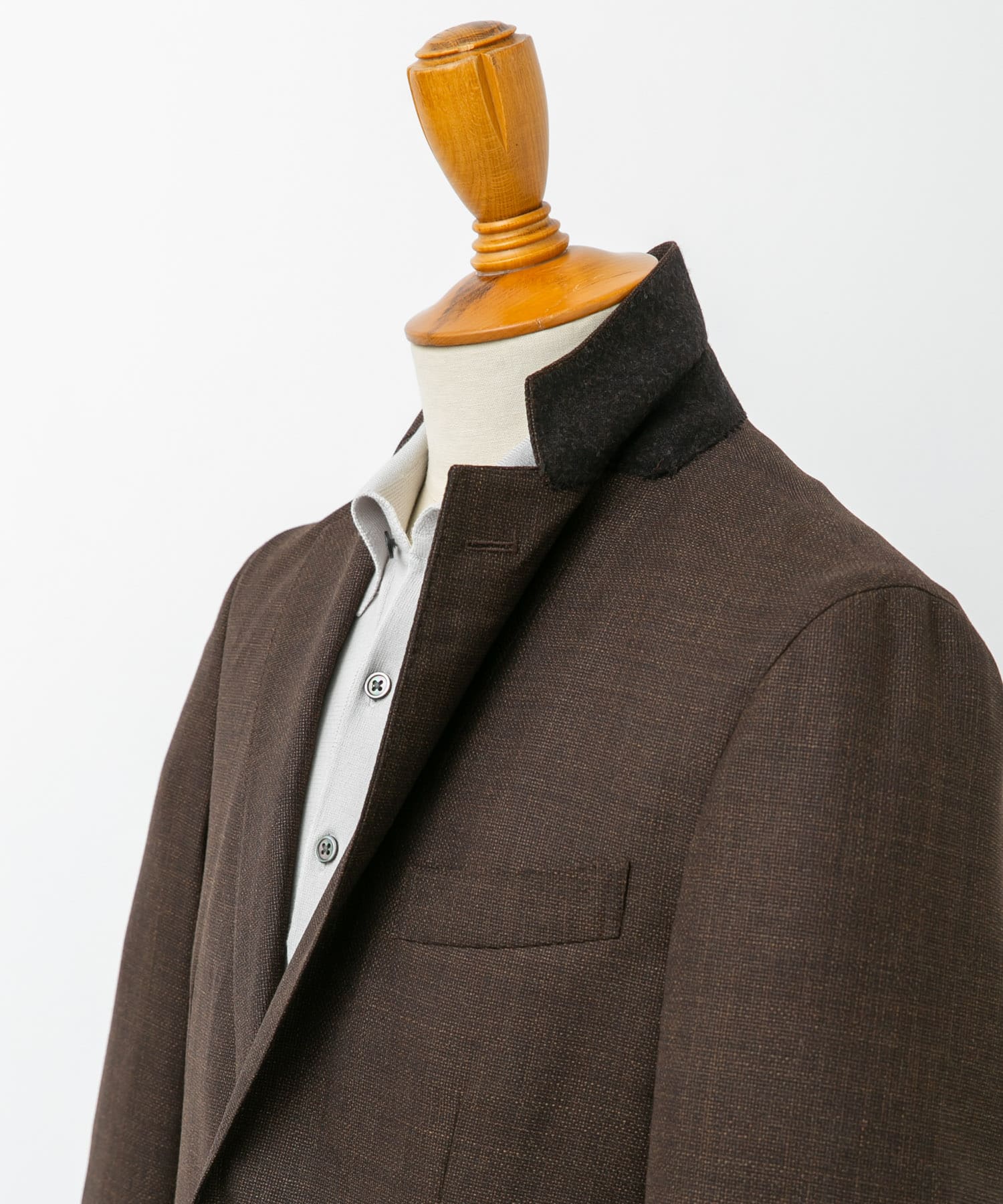 LIFE STYLE TAILOR　CANONICO JACKET2 BROWN 46