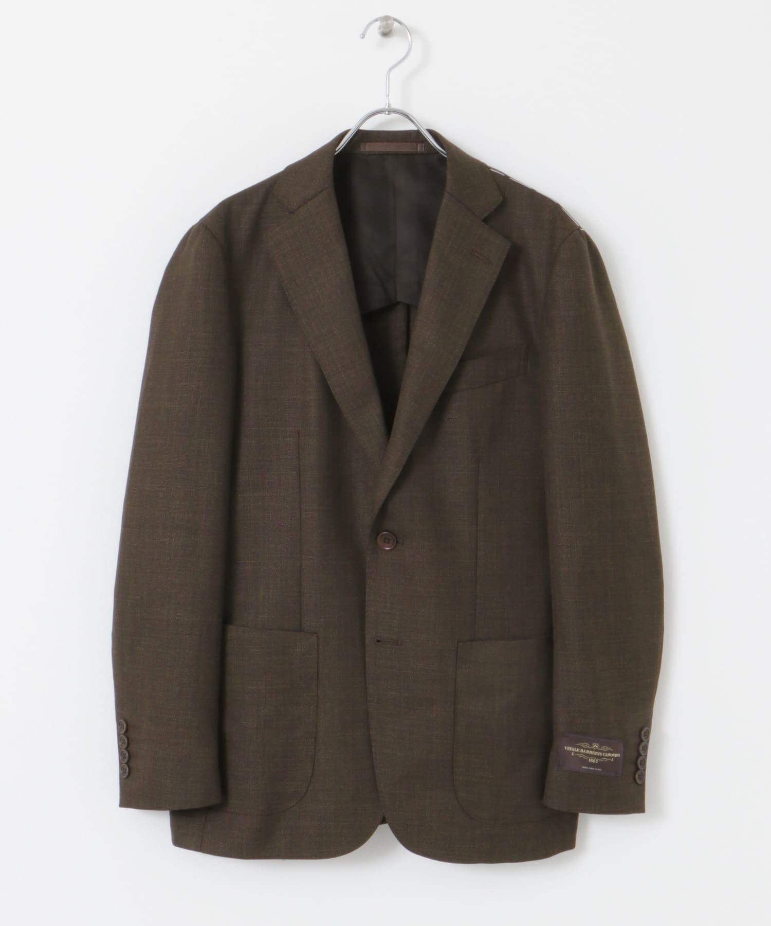 LIFE STYLE TAILOR　CANONICO JACKET2 BROWN 44