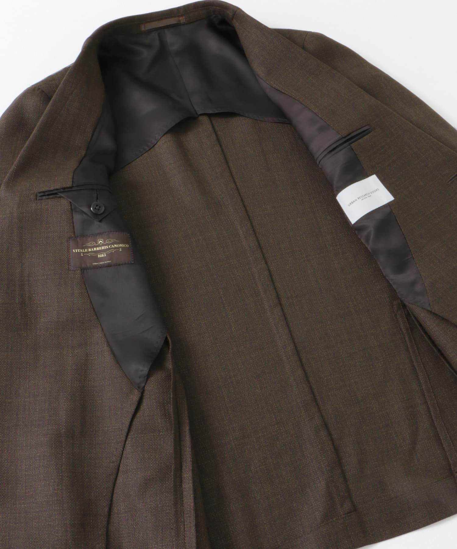 LIFE STYLE TAILOR CANONICO JACKET2(44 BROWN): ドレスライン｜URBAN