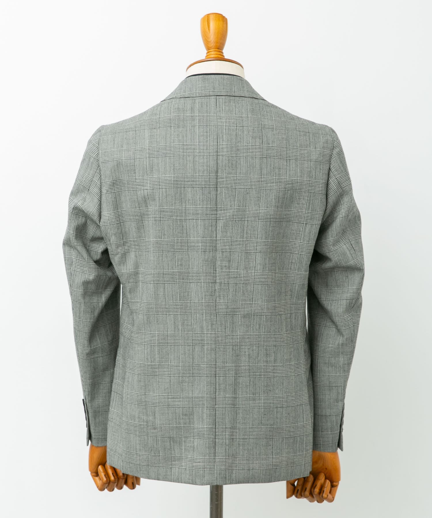 LIFE STYLE TAILOR　FOX BROTHERS JACKET BLK-WHT 44