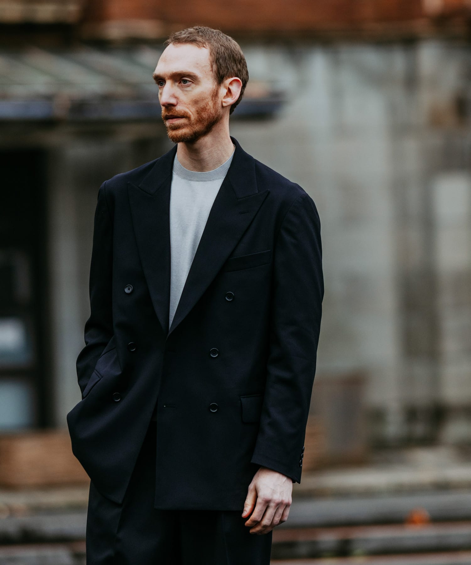 『イージーケア』LIFE STYLE TAILOR　ストレッチオックスWジャケット