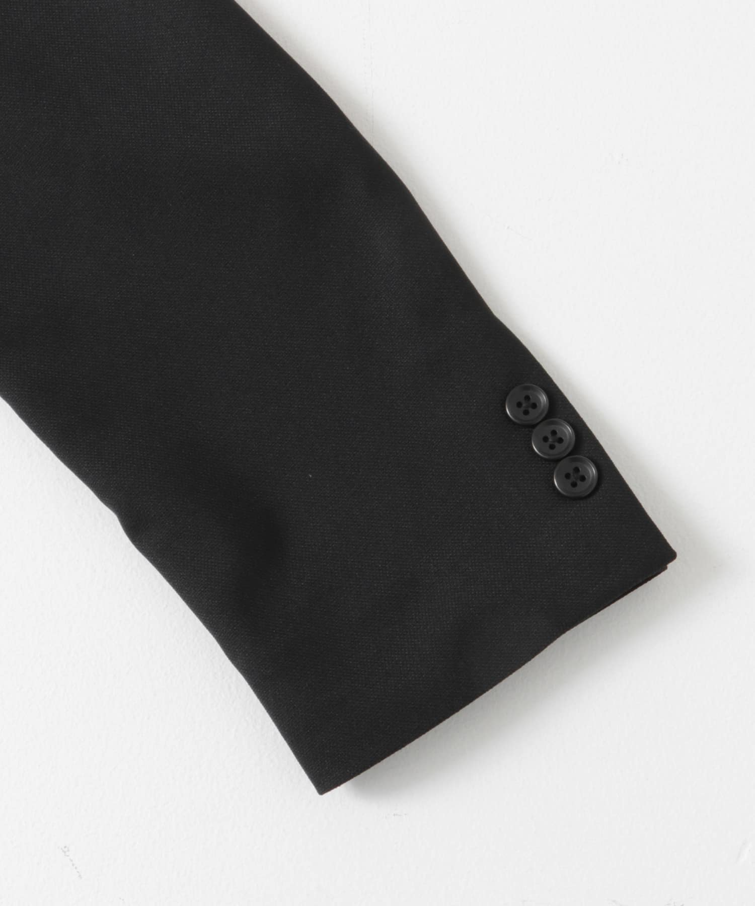 『イージーケア』LIFE STYLE TAILOR　ストレッチオックスWジャケット BLACK S