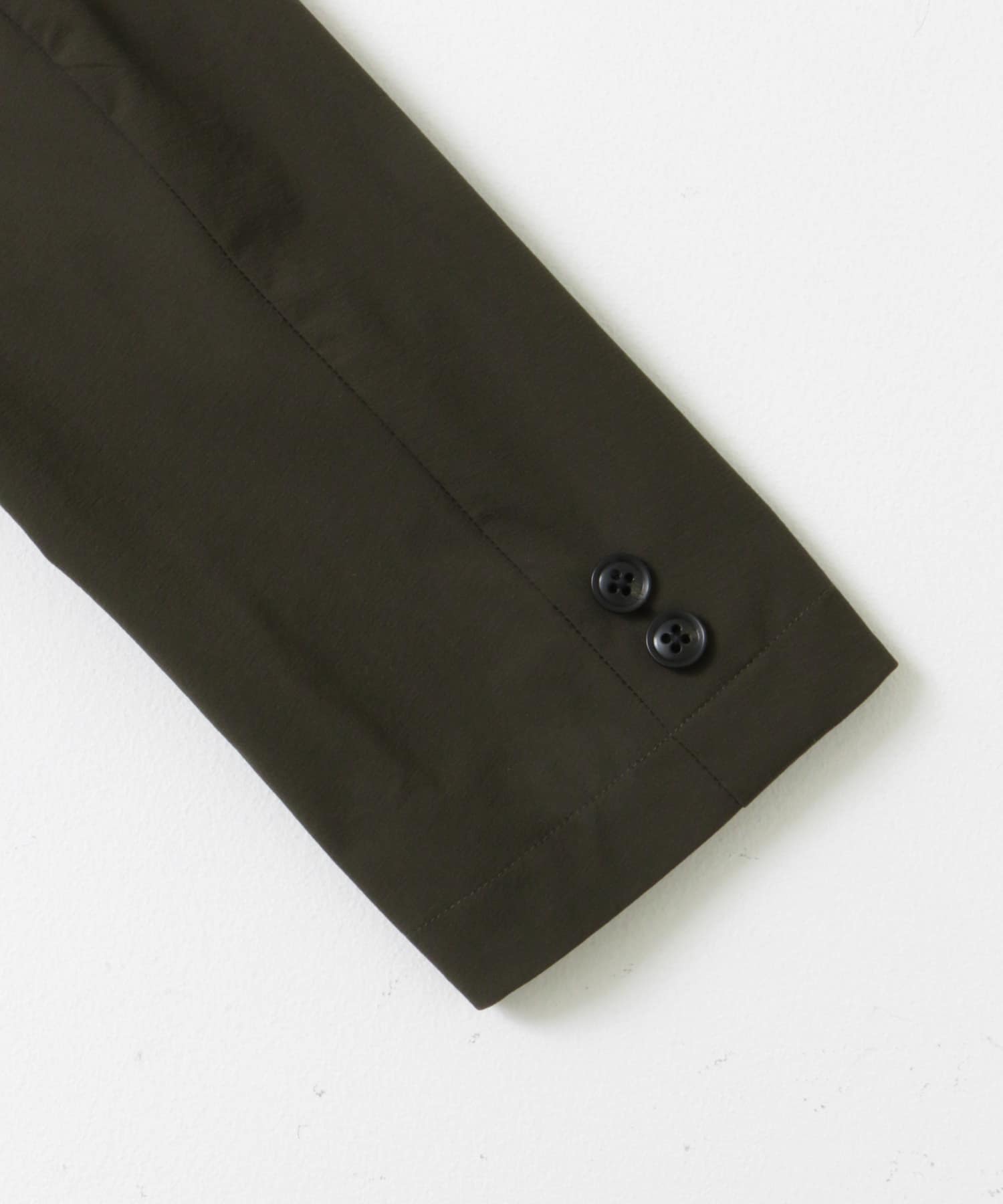 『イージーケア』LIFE STYLE TAILOR　リップストップナイロンストレッチジャケット KHAKI S