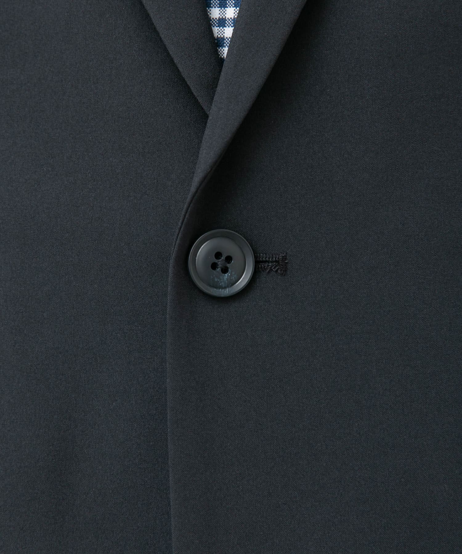 『イージーケア』LIFE STYLE TAILOR　4WAYストレッチポリエステルジャケット NAVY L