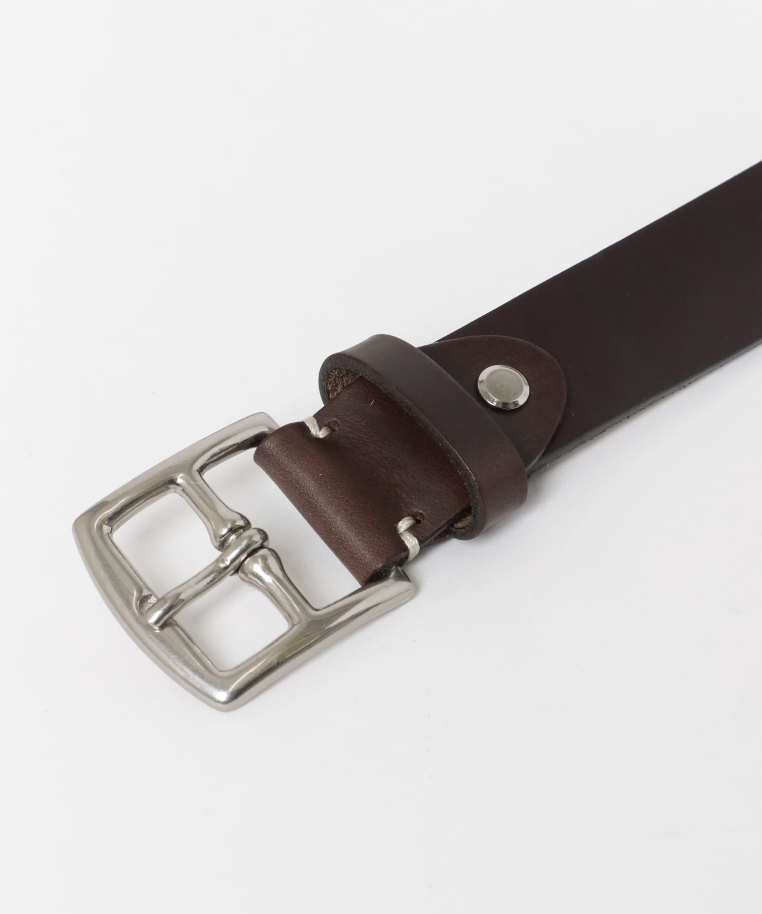 LIFE STYLE TAILOR　クロムエクセルレザーベルト BROWN FREE