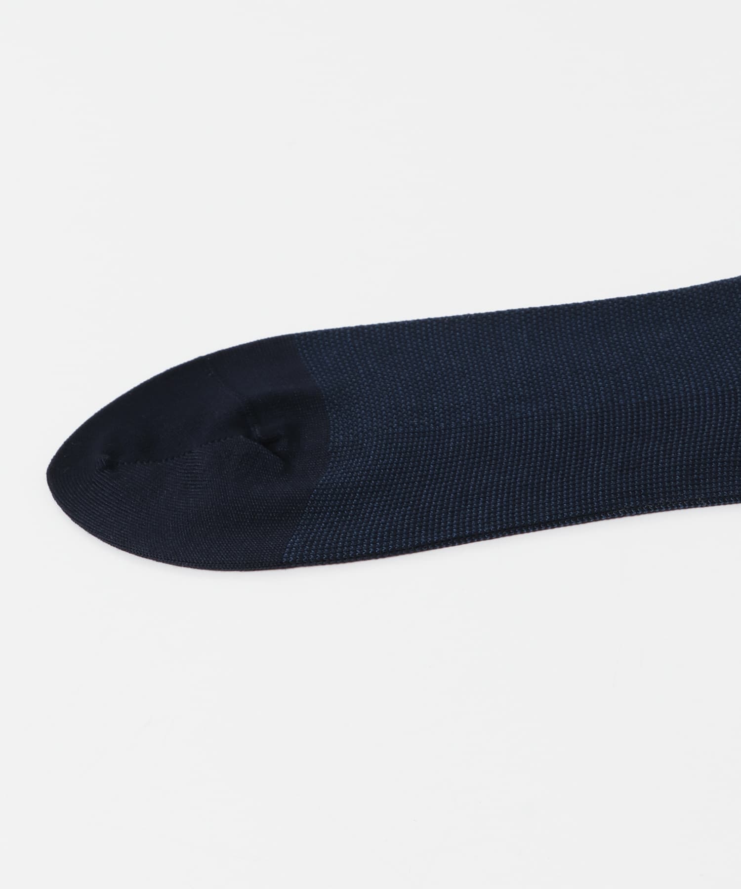 LIFE STYLE TAILOR　バーズアイドレスソックス NAVY -