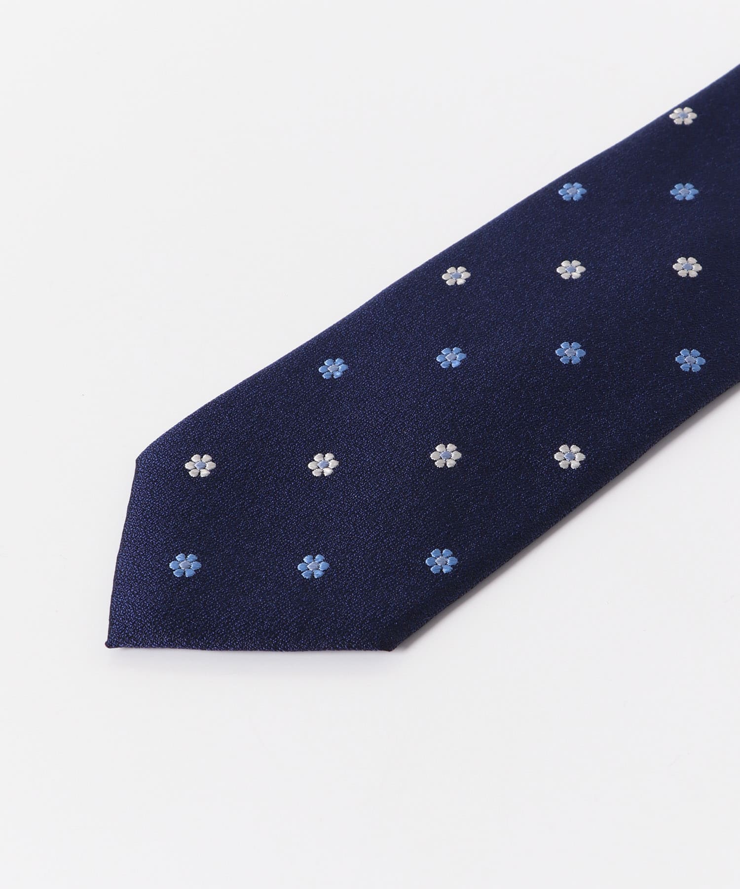 LIFE STYLE TAILOR　25SS国内タイ小紋2 01NAVY -