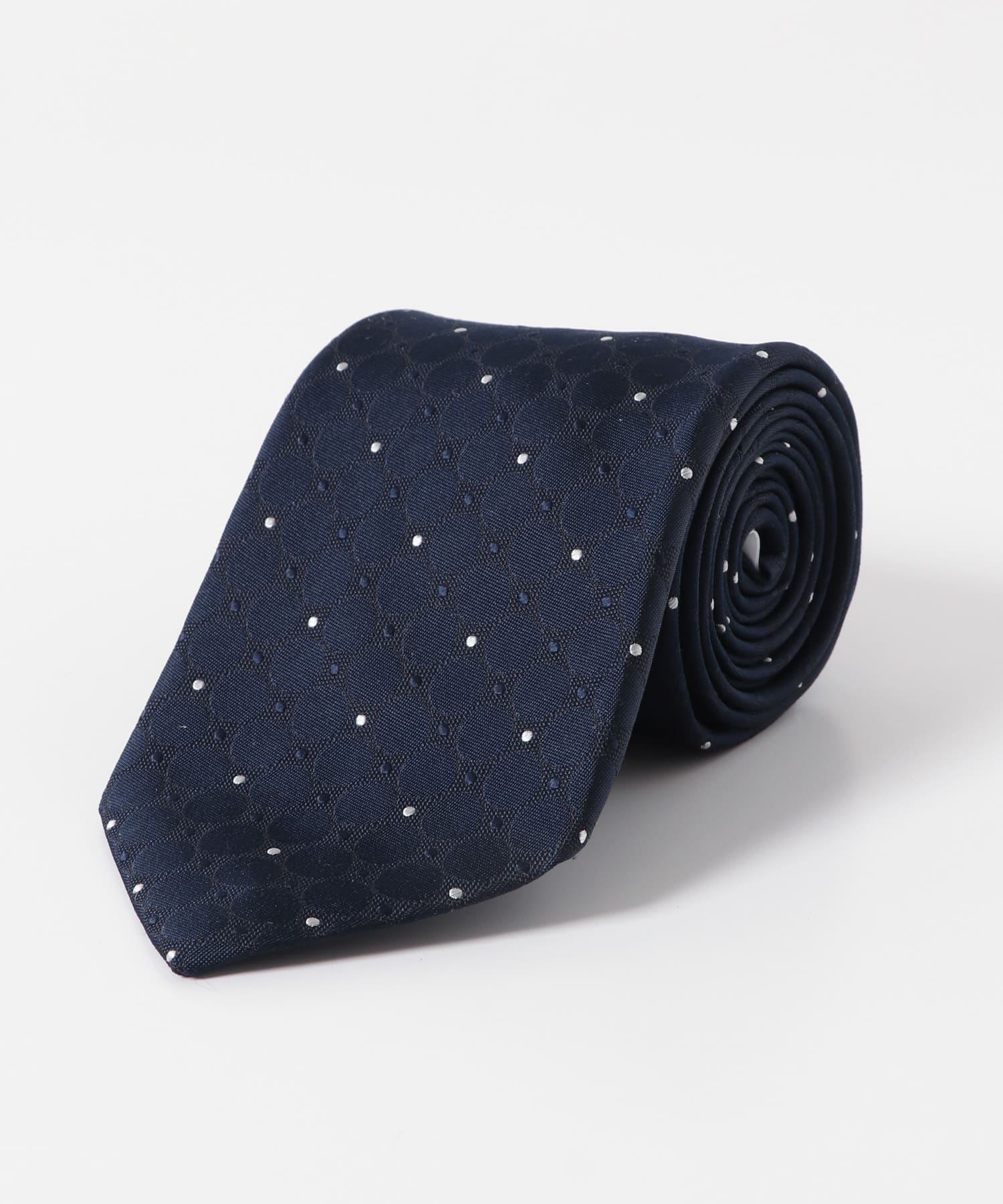 LIFE STYLE TAILOR　25SS国内生地タイドット1 01NAVY -