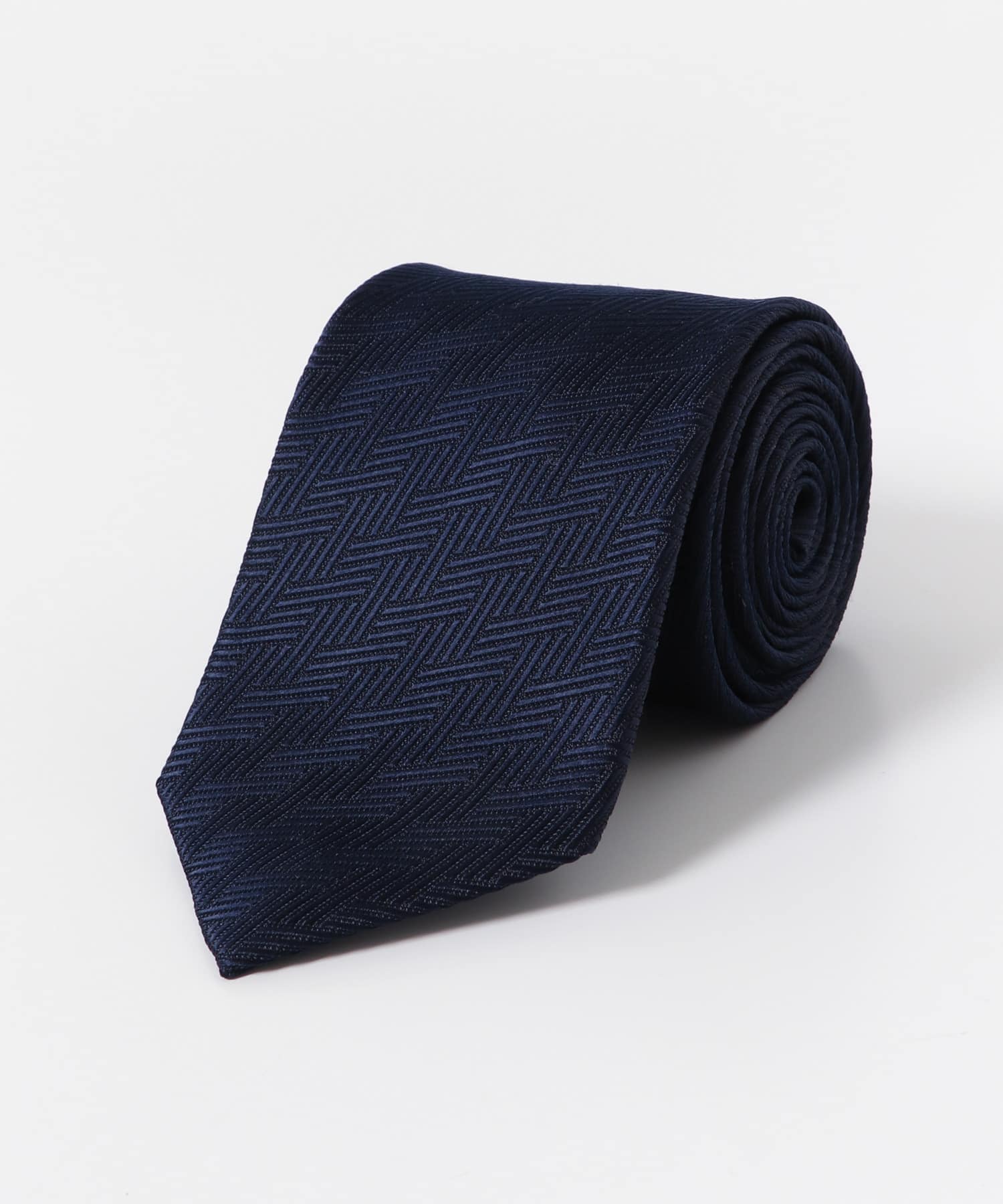 LIFE STYLE TAILOR　25SS国内生地タイ無地2 01NAVY -