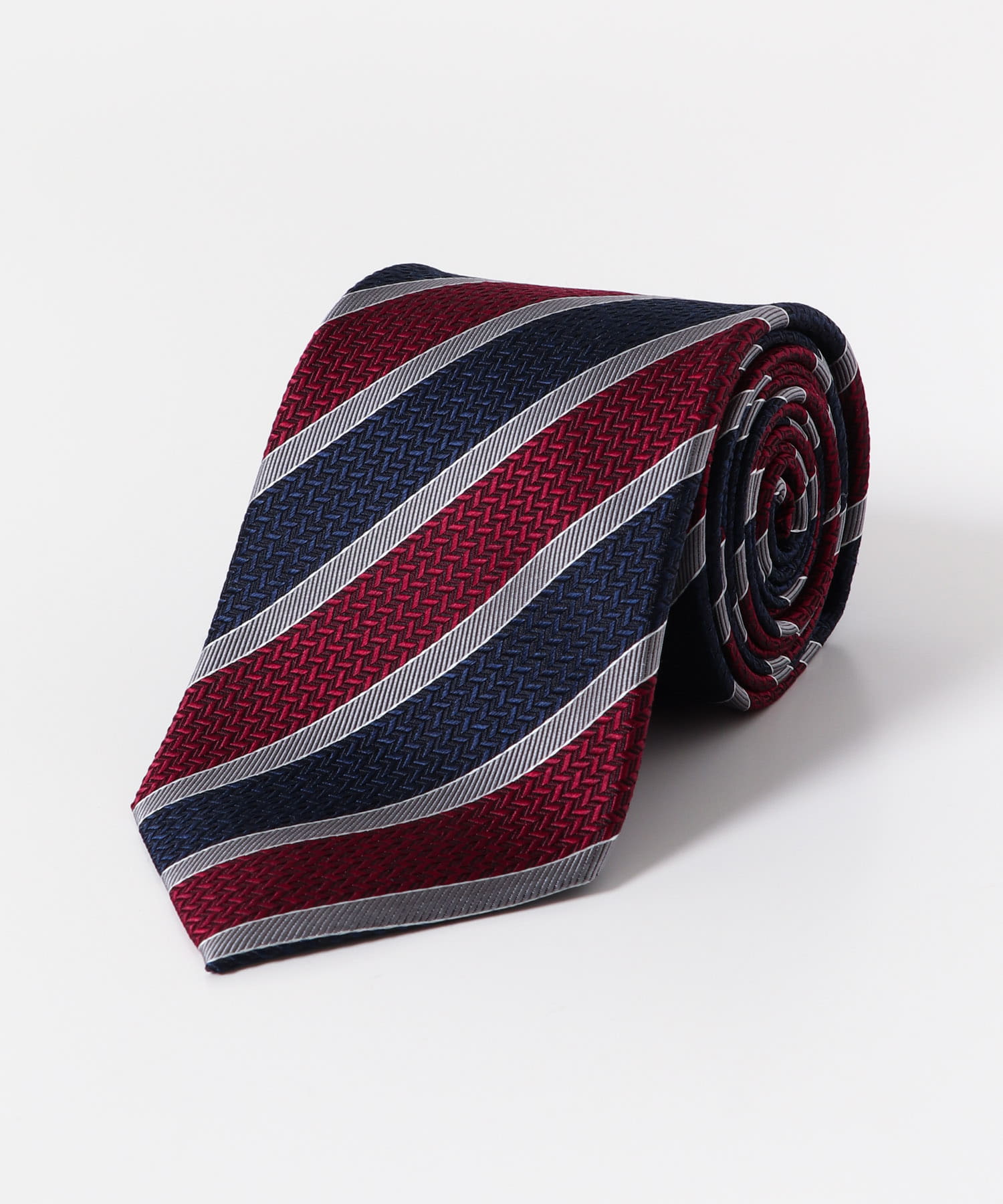 LIFE STYLE TAILOR　25SS国内生地タイST1 01NVY-RED -