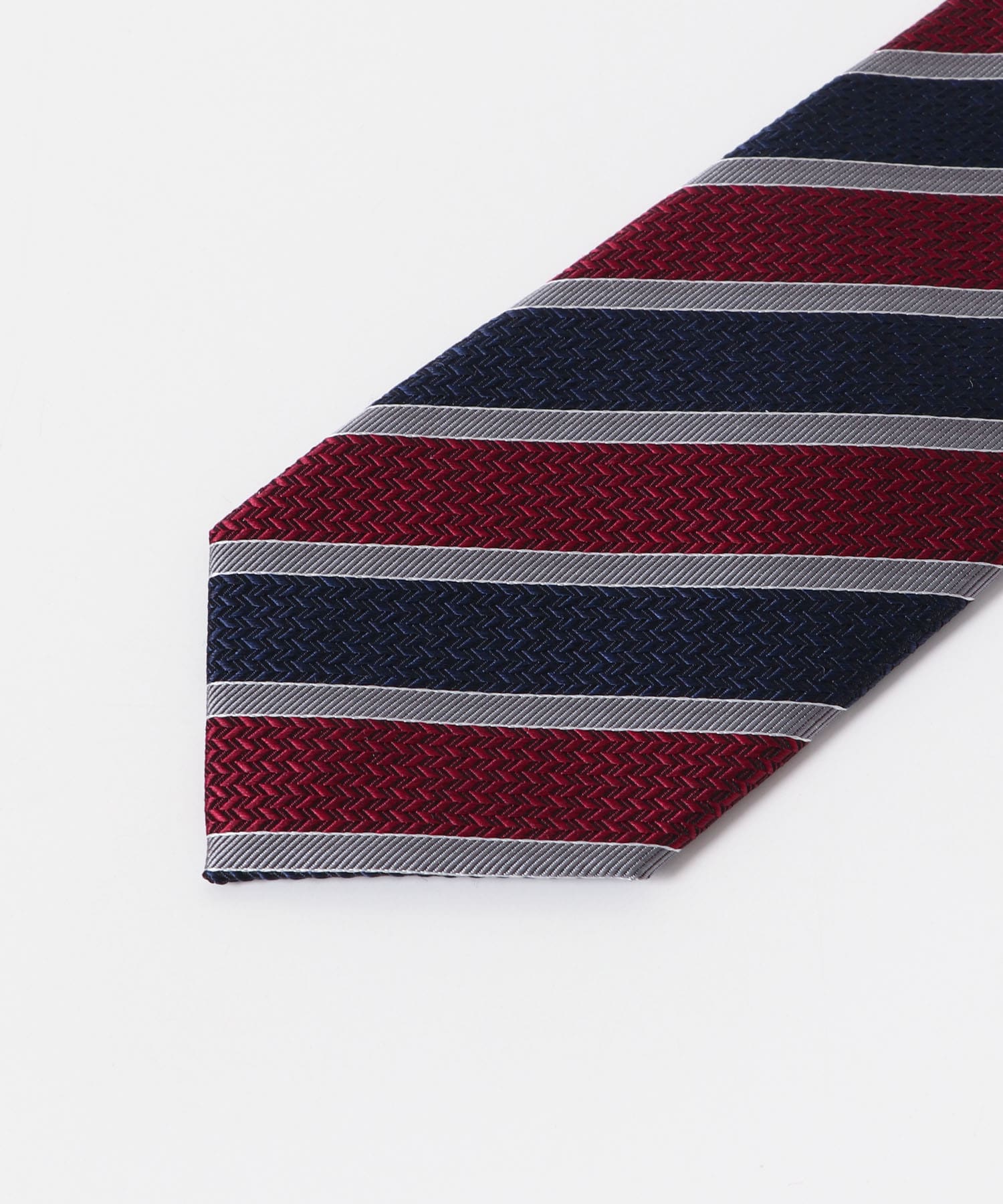 LIFE STYLE TAILOR　25SS国内生地タイST1 01NVY-RED -