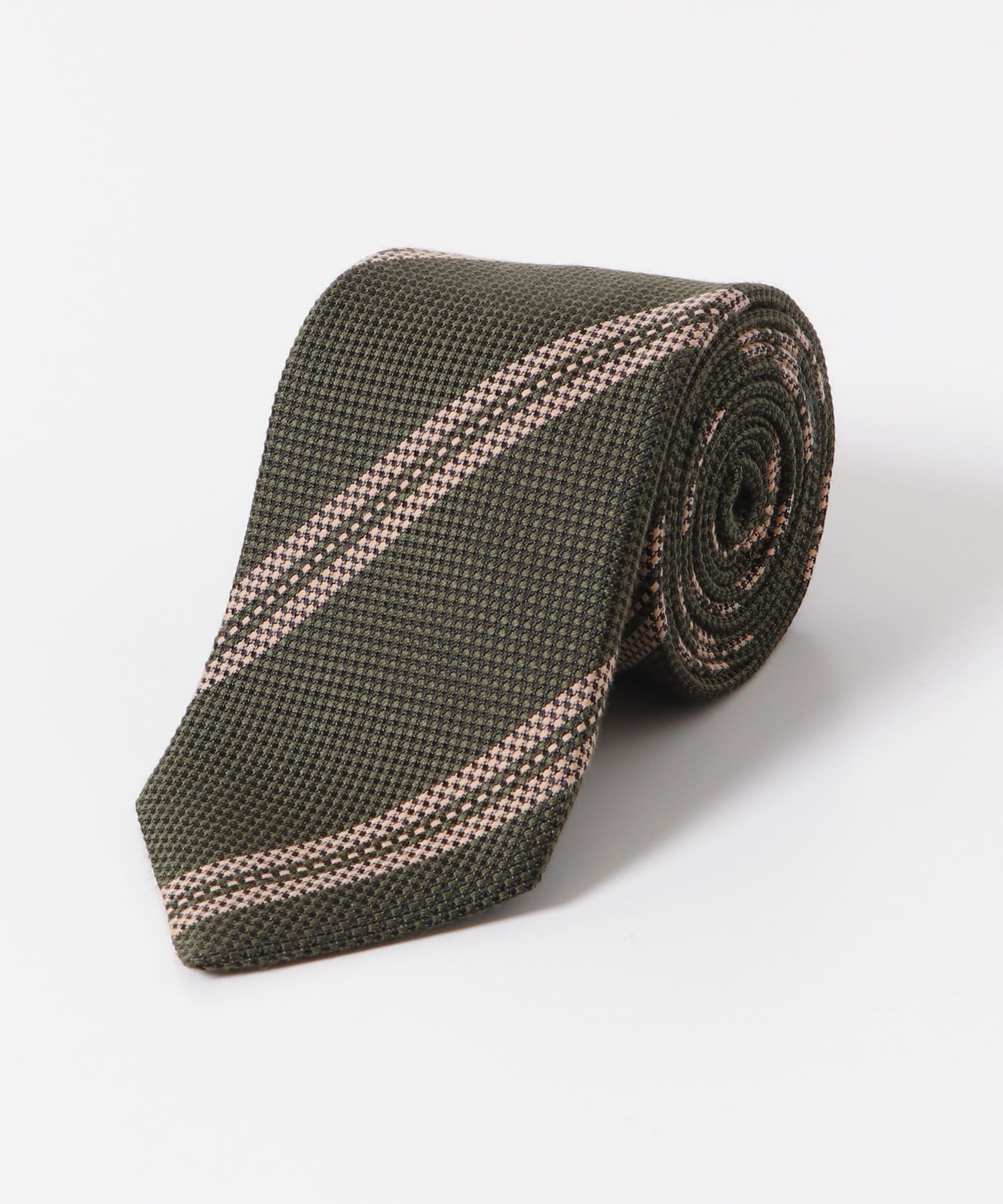 LIFE STYLE TAILOR　BBCシルクコットンタイST1 04GRN-BEG -