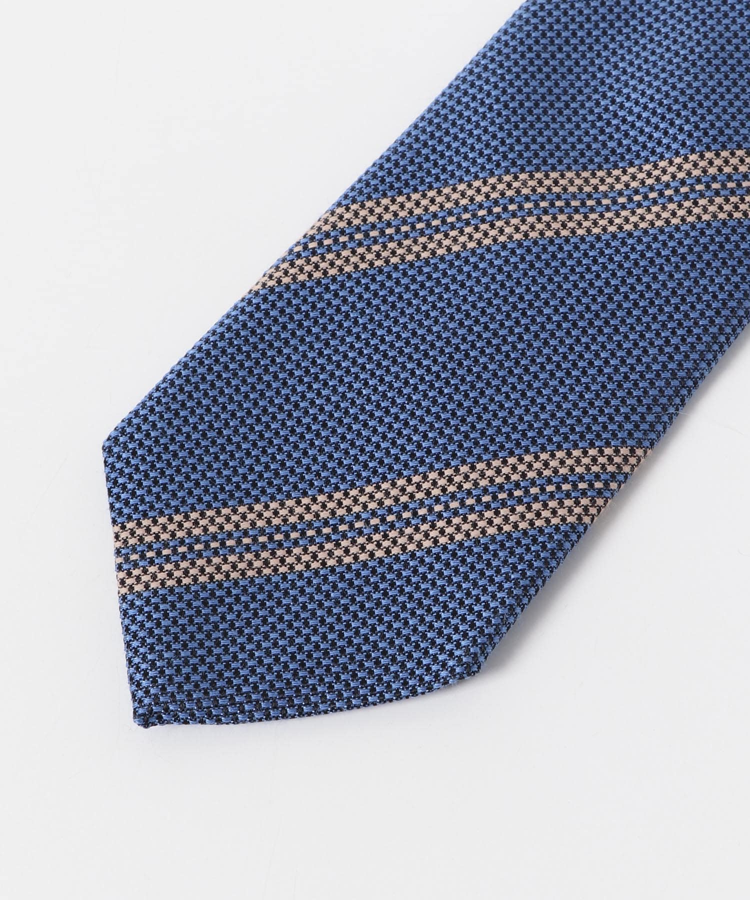 LIFE STYLE TAILOR　BBCシルクコットンタイST1 02BLU-BEG -