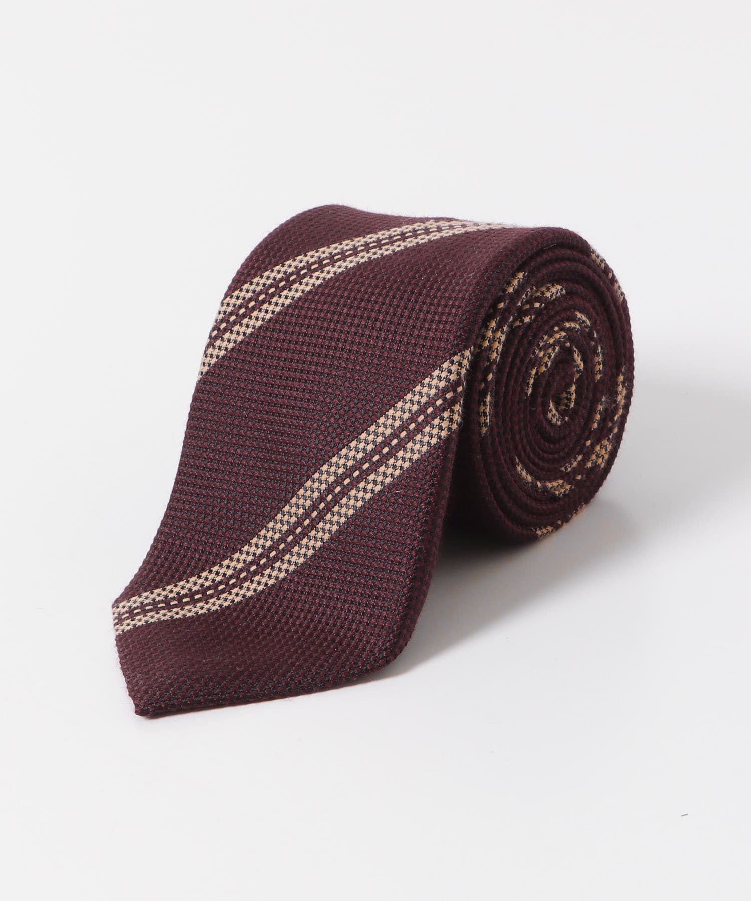 LIFE STYLE TAILOR　BBCシルクコットンタイST1 03RED-BEG -