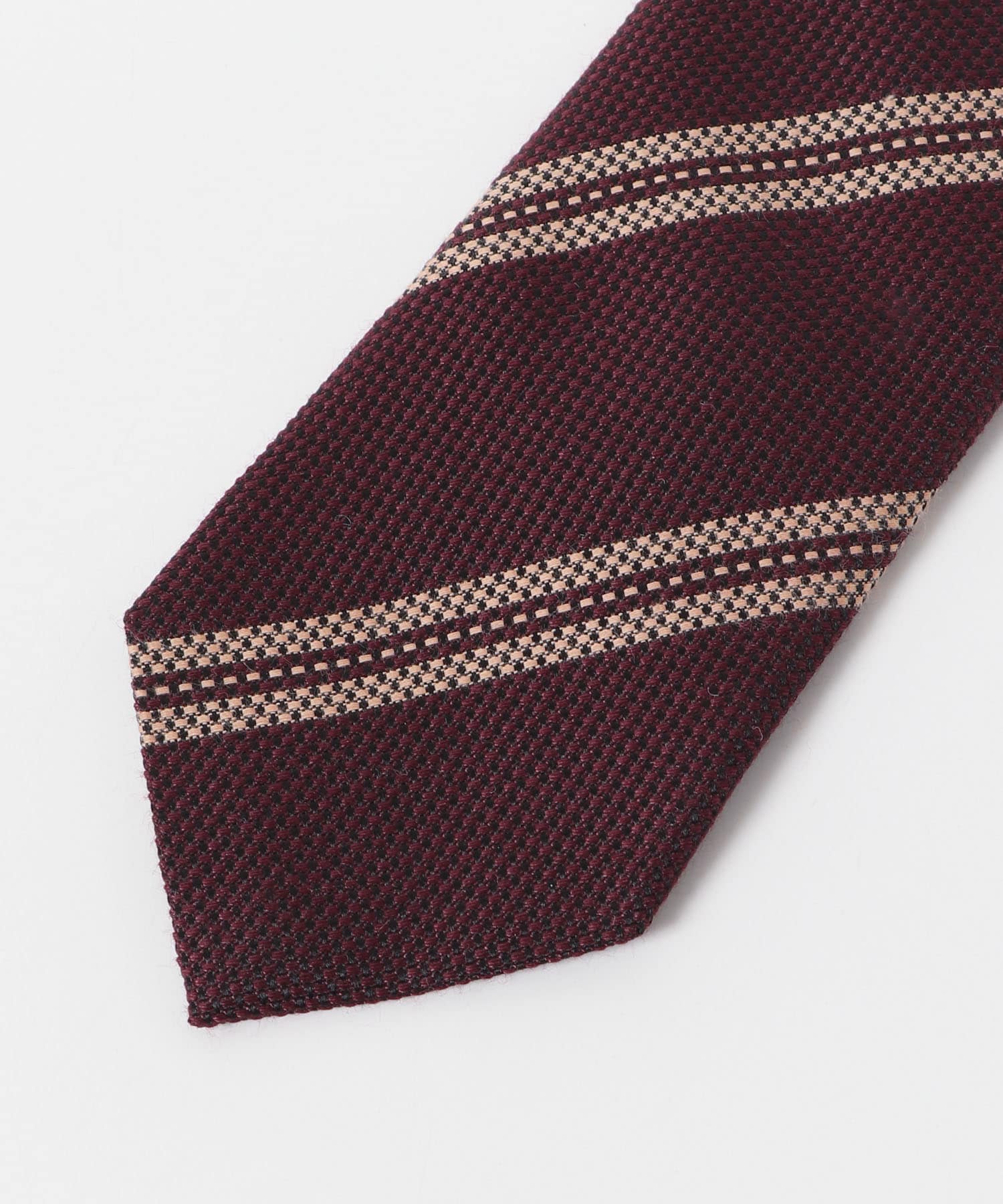 LIFE STYLE TAILOR　BBCシルクコットンタイST1 03RED-BEG -