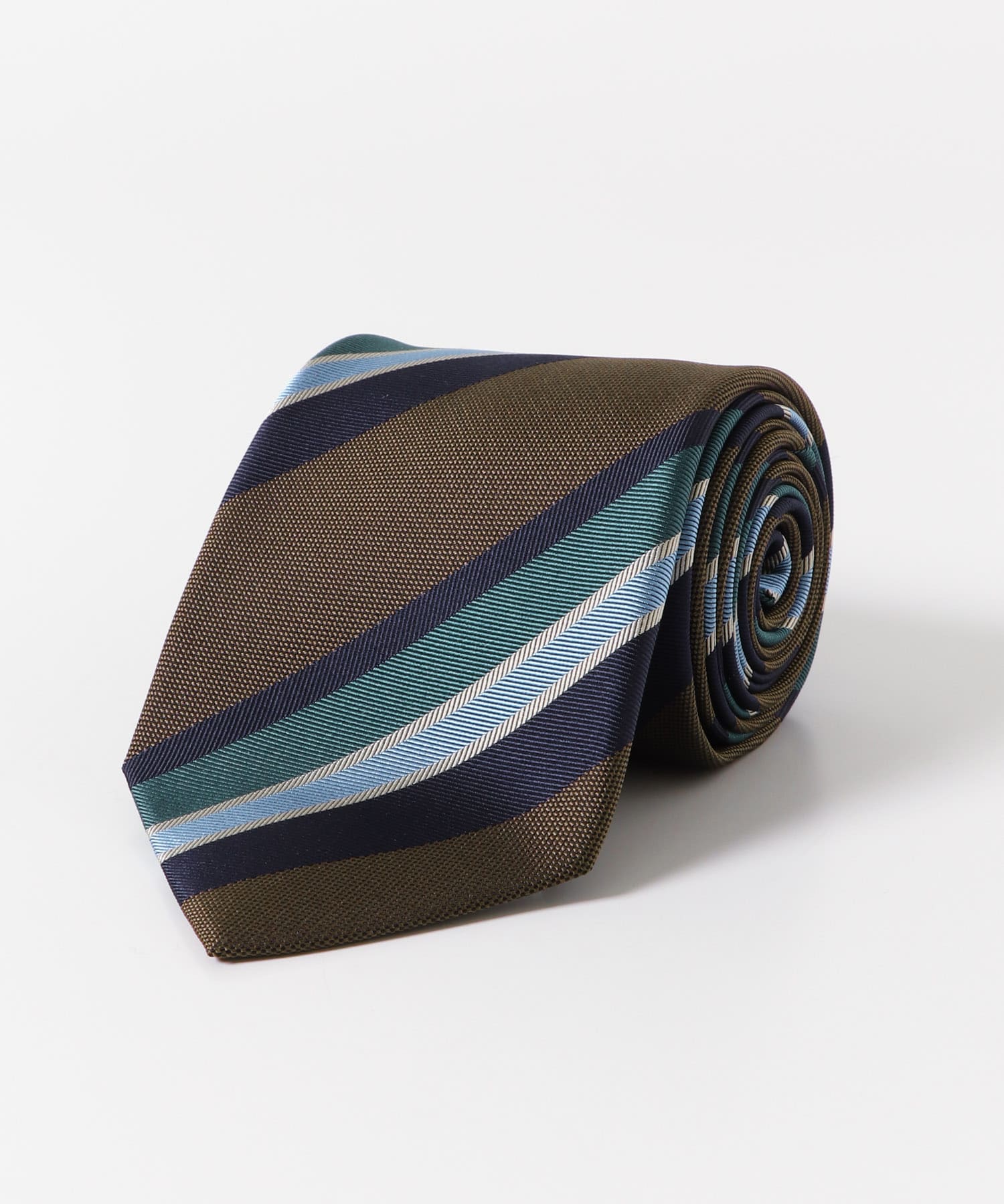 LIFE STYLE TAILOR　25SS FRANCO BASSI タイST1 02NVY-BRN -
