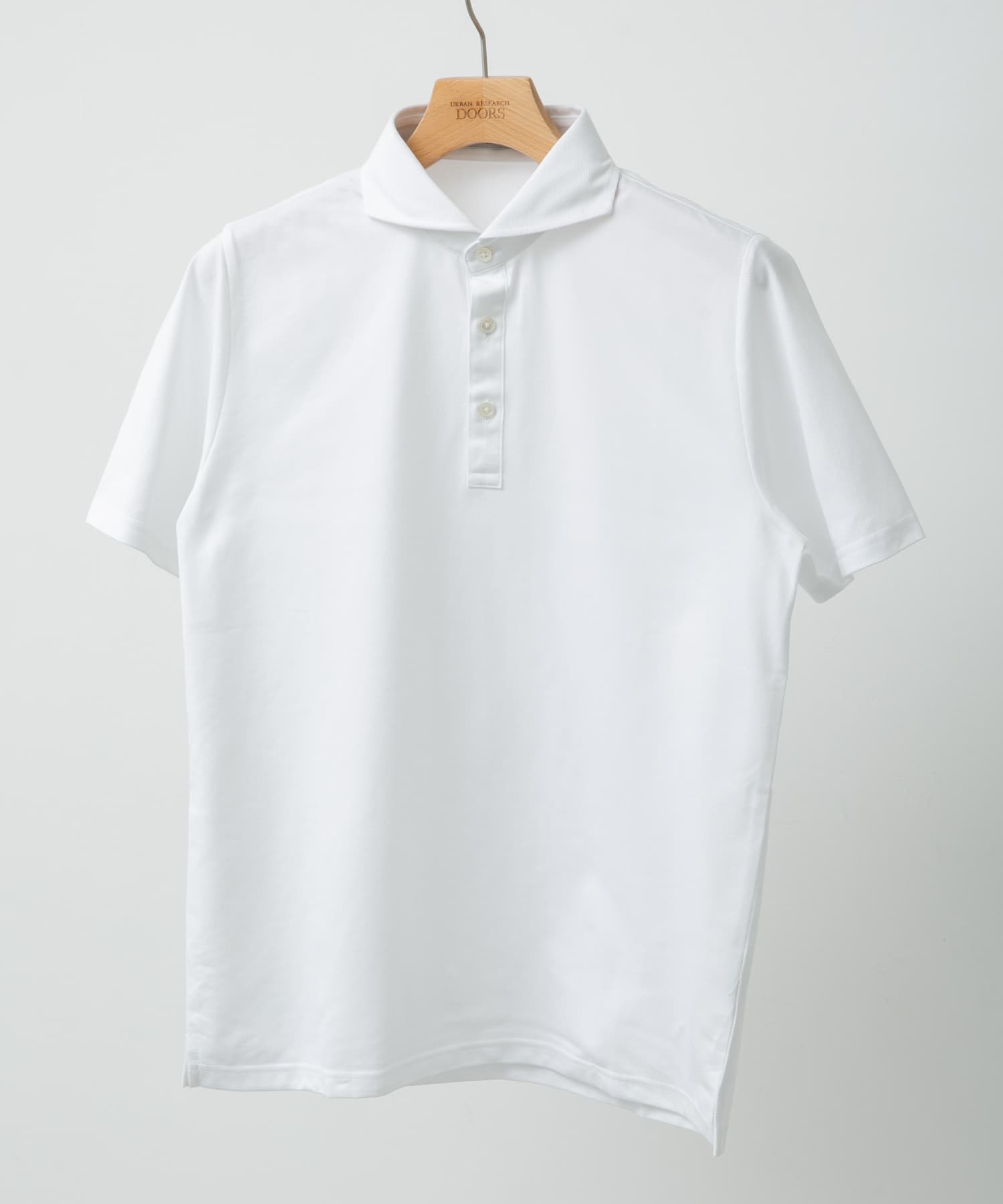 『吸水速乾』LIFE STYLE TAILOR　カッタウェイ半袖プルオーバー
