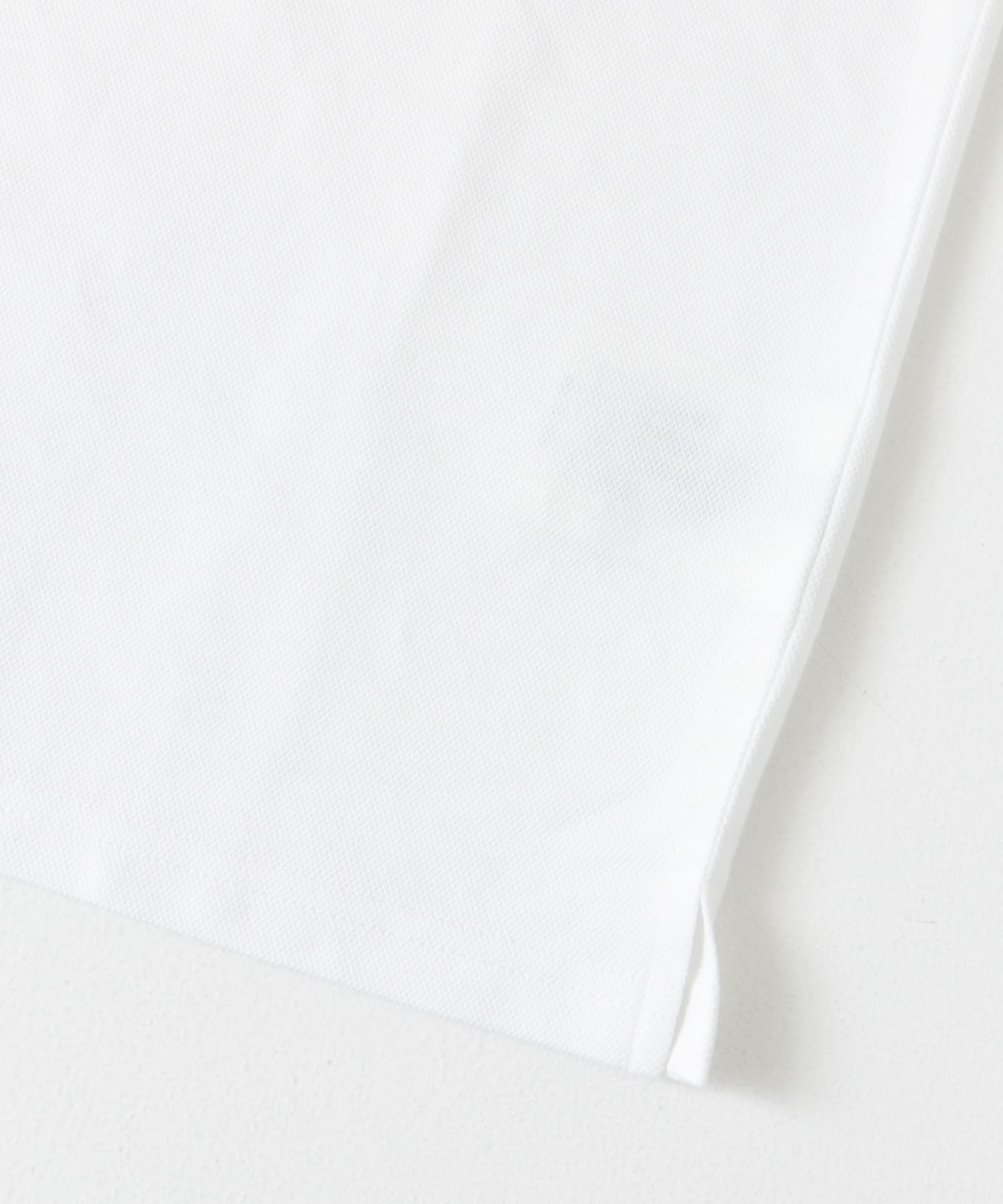 『吸水速乾』LIFE STYLE TAILOR　ボタンダウン半袖プルオーバー WHITE M