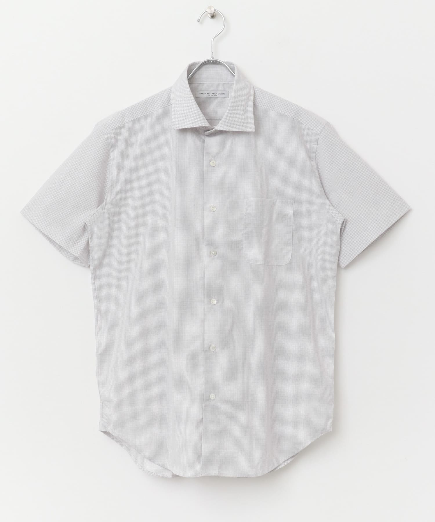 LIFE STYLE TAILOR　セミワイド半袖シャツ BRN-CH 37