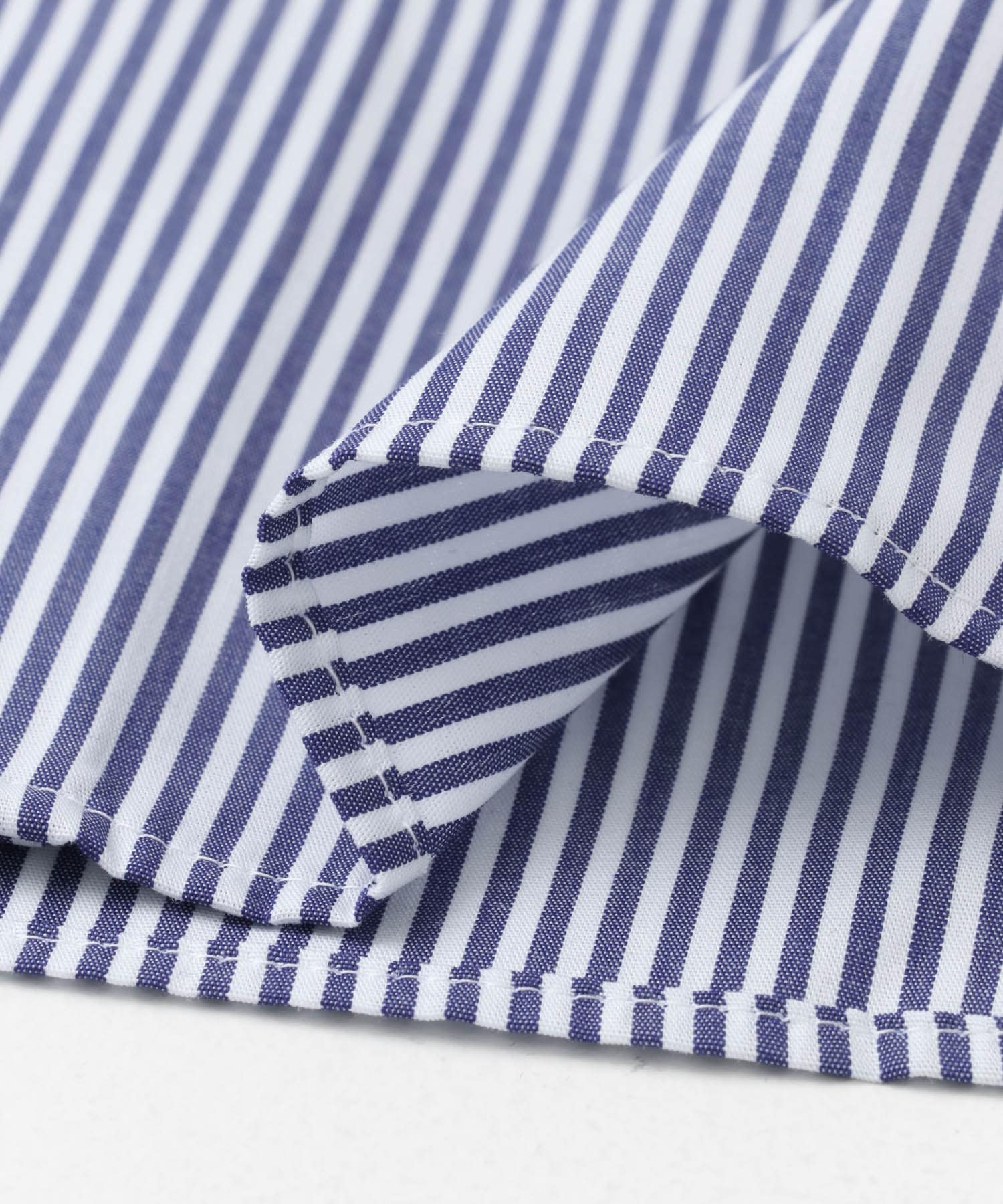 LIFE STYLE TAILOR　セミワイド半袖シャツ NVY-ST 37