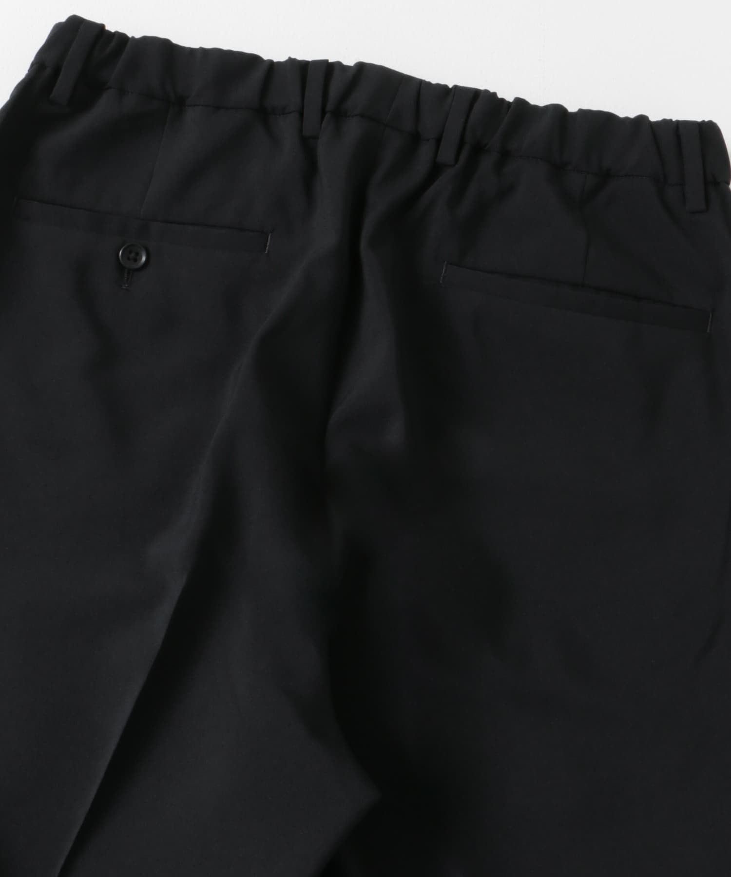 LIFE STYLE TAILOR　リネンライクコンフォータブルパンツ NAVY S