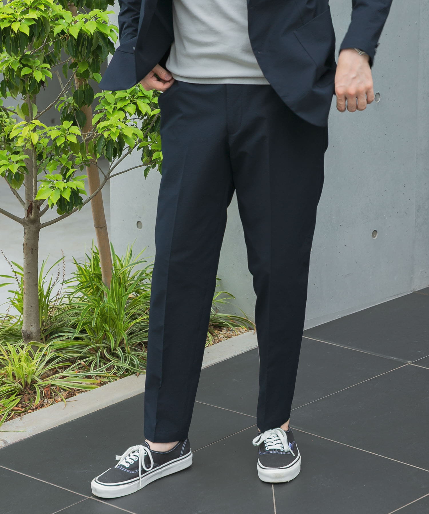 アジャスタブルパンツ　ブラック　L タルテックス 51644 ブラック 安全靴 ミドルカット - 安全靴