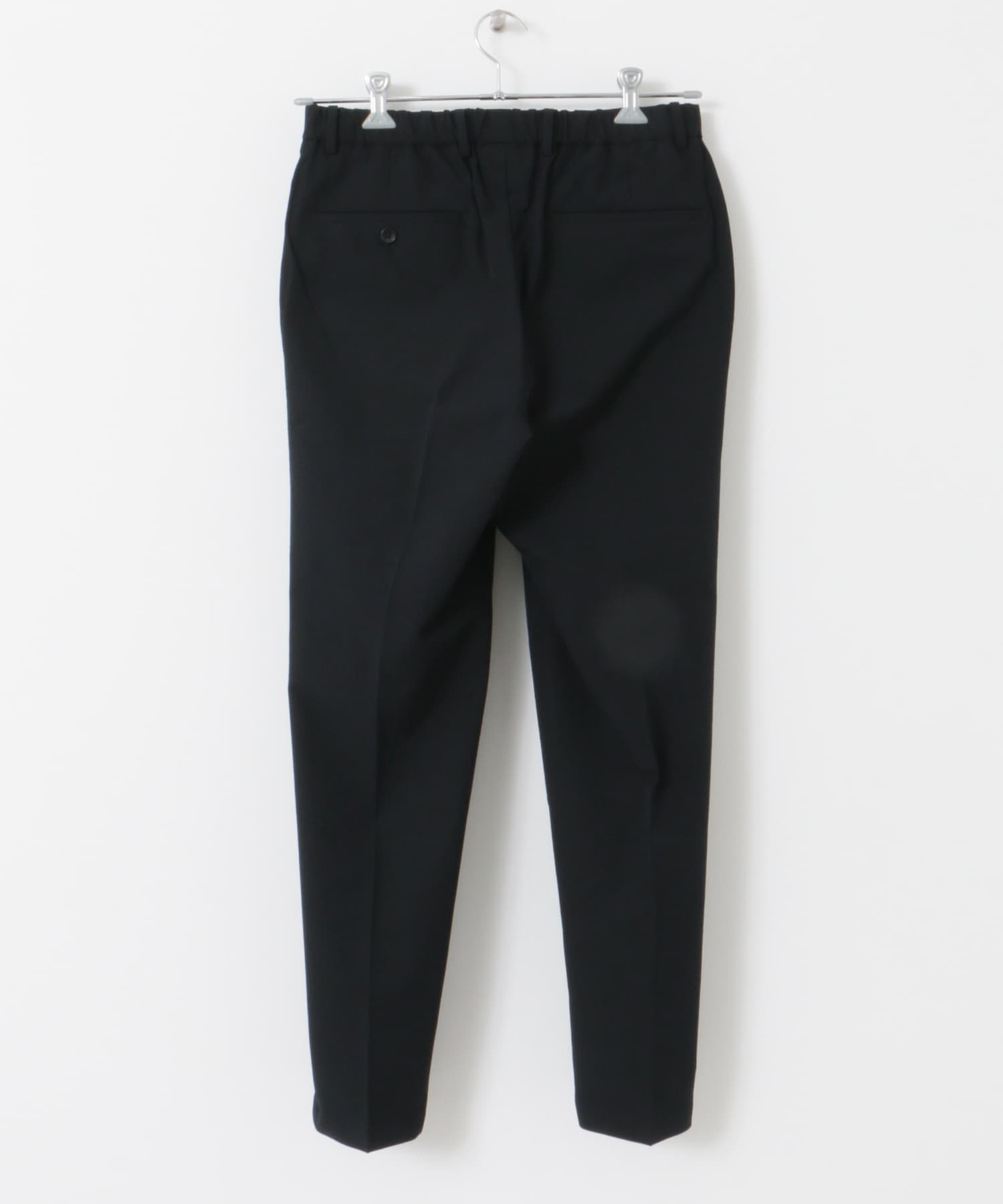 『イージーケア』LIFE STYLE TAILOR　シアサッカーコンフォータブルパンツ NAVY S