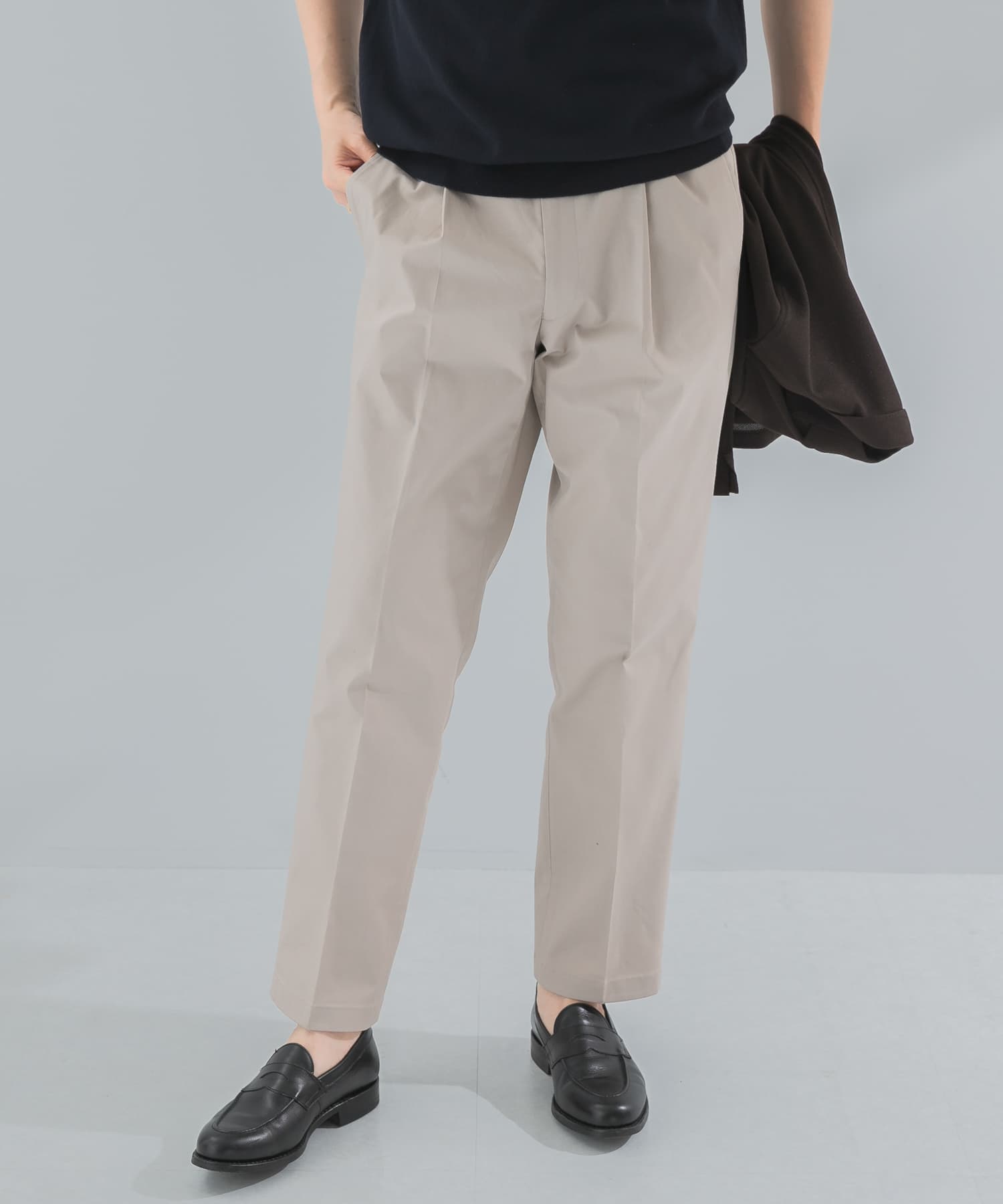 LIFE STYLE TAILOR　ストレッチコットンパンツ