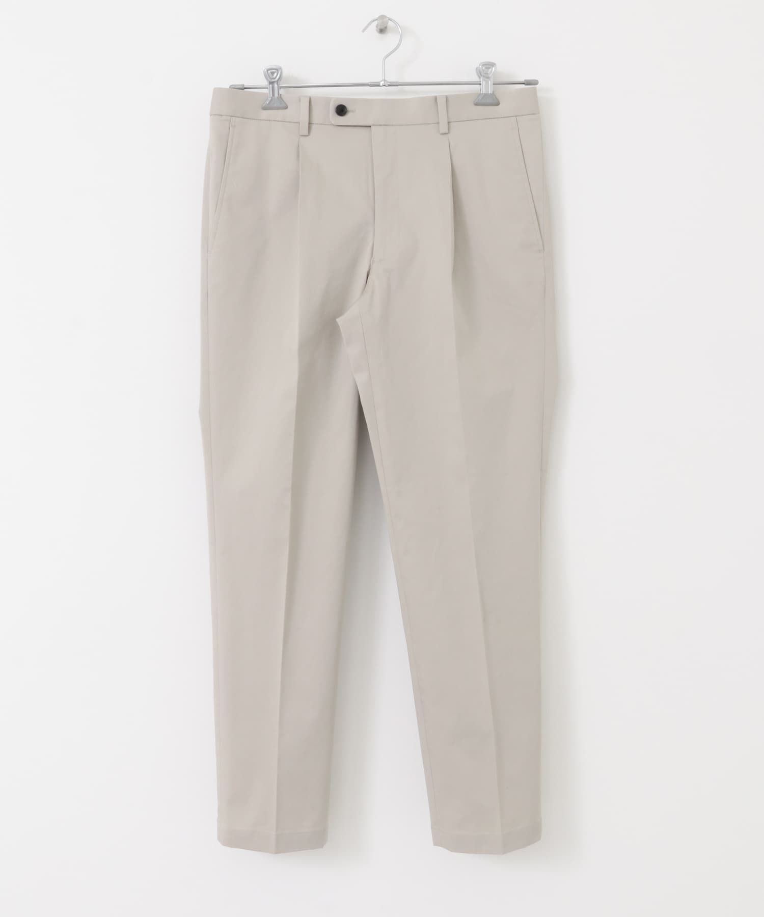 LIFE STYLE TAILOR　ストレッチコットンパンツ GREIGE 44