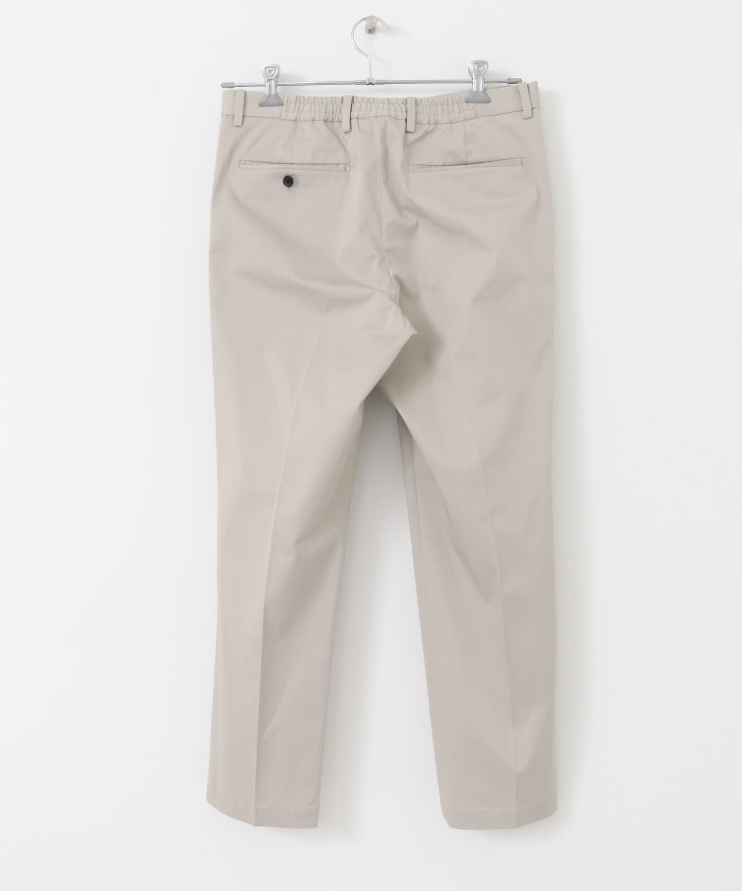 LIFE STYLE TAILOR　ストレッチコットンパンツ GREIGE 44