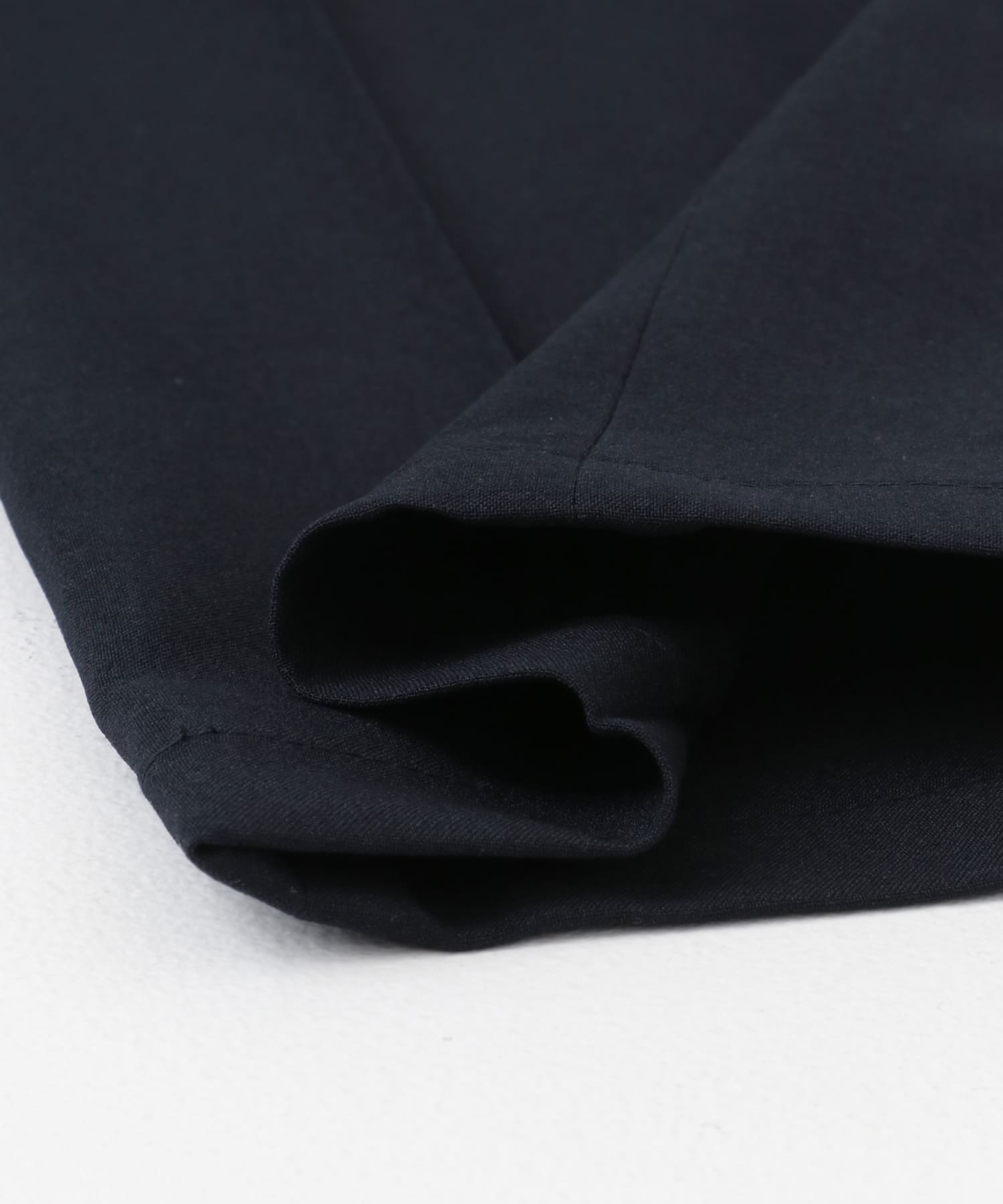 『イージーケア』LIFE STYLE TAILOR　メランジトロストレッチパンツ NAVY S