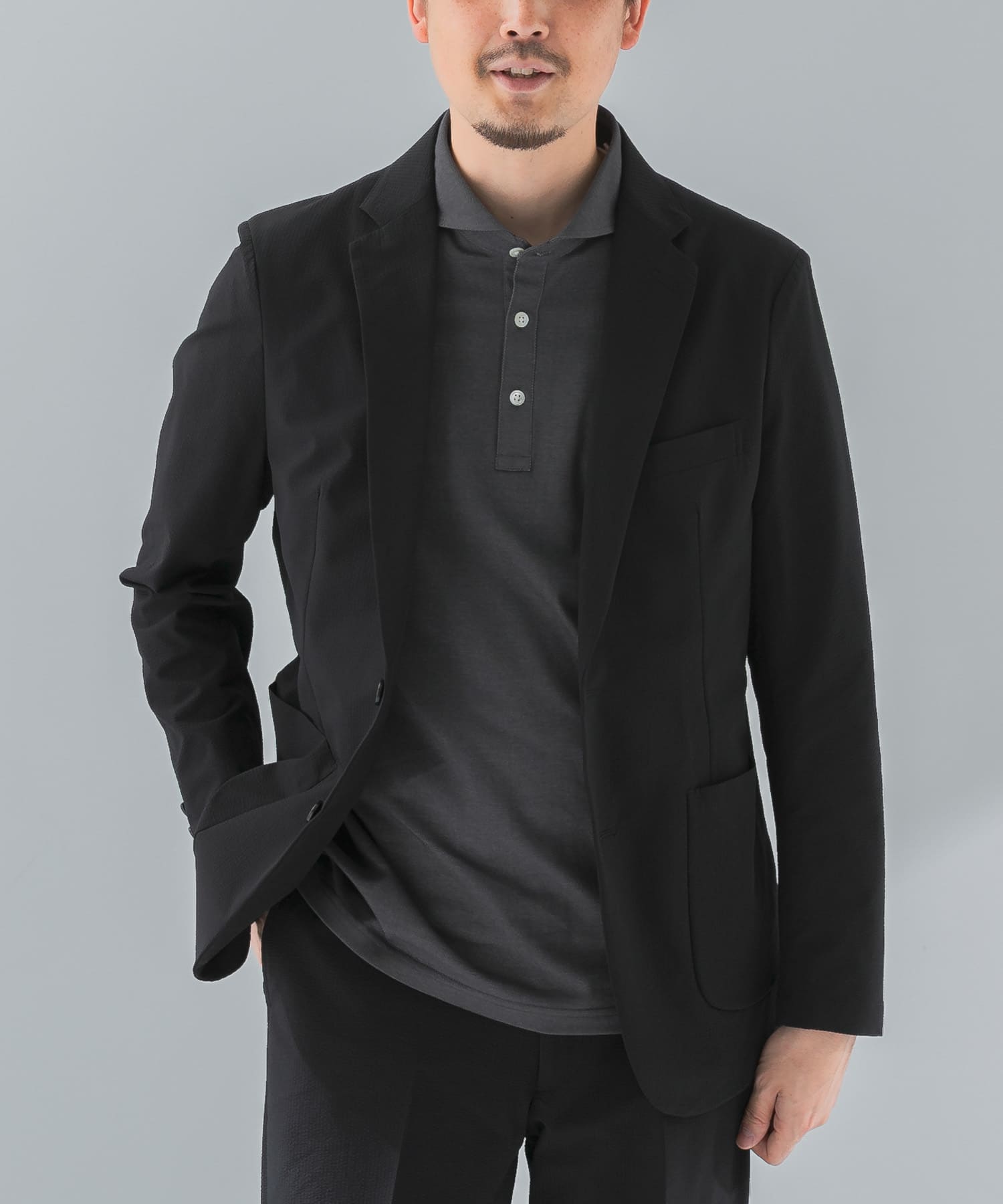 イージーケア』LIFE STYLE TAILOR シアサッカーコンフォータブル